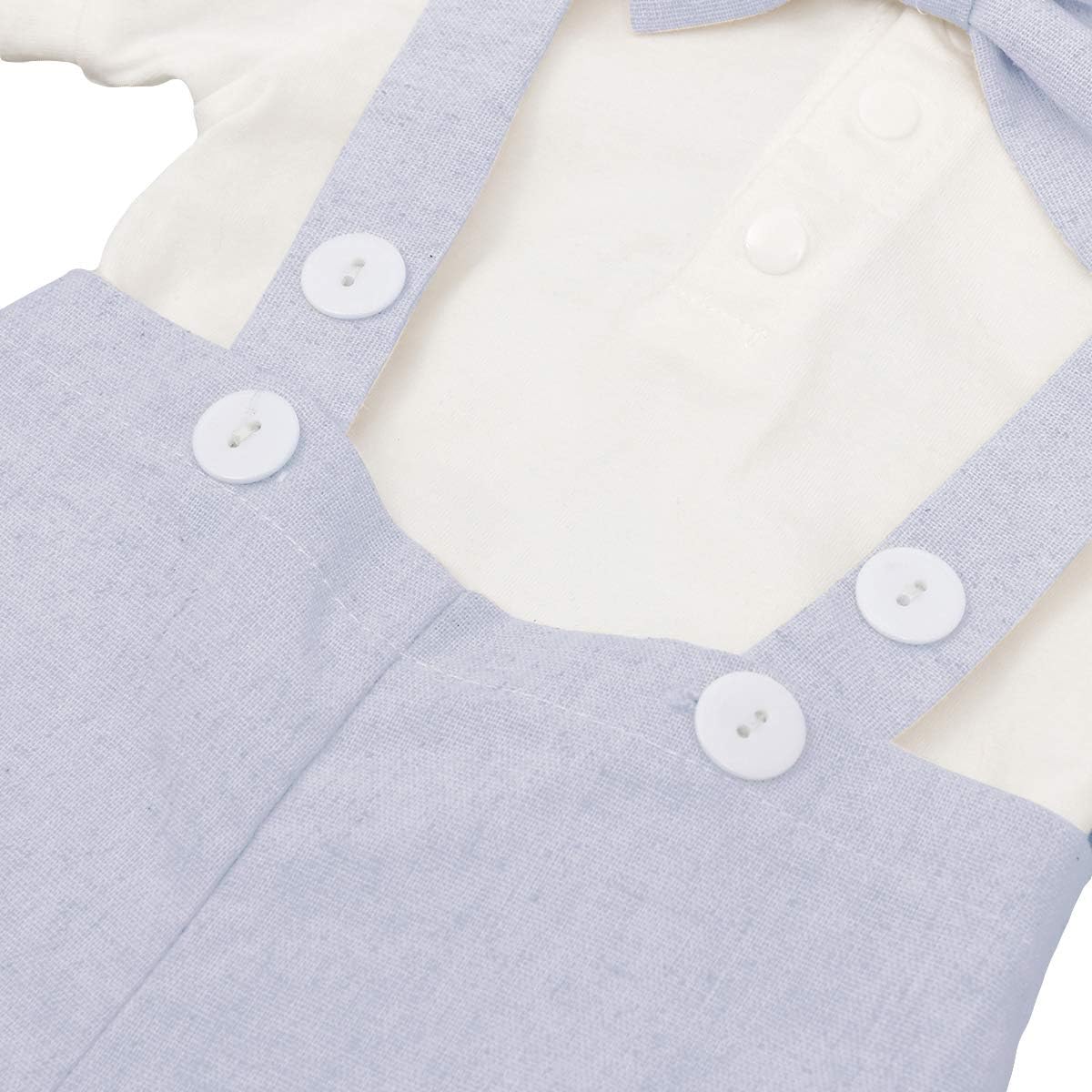 imekis baby boy Baptism Christening Tuxedo Romper Suit