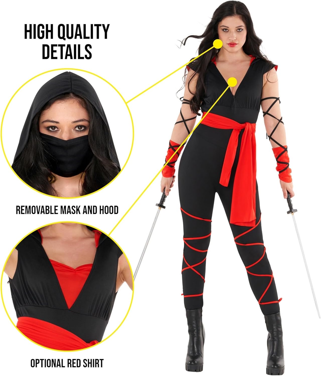 Exclusive Morph Womens Ninja Costume for Halloween