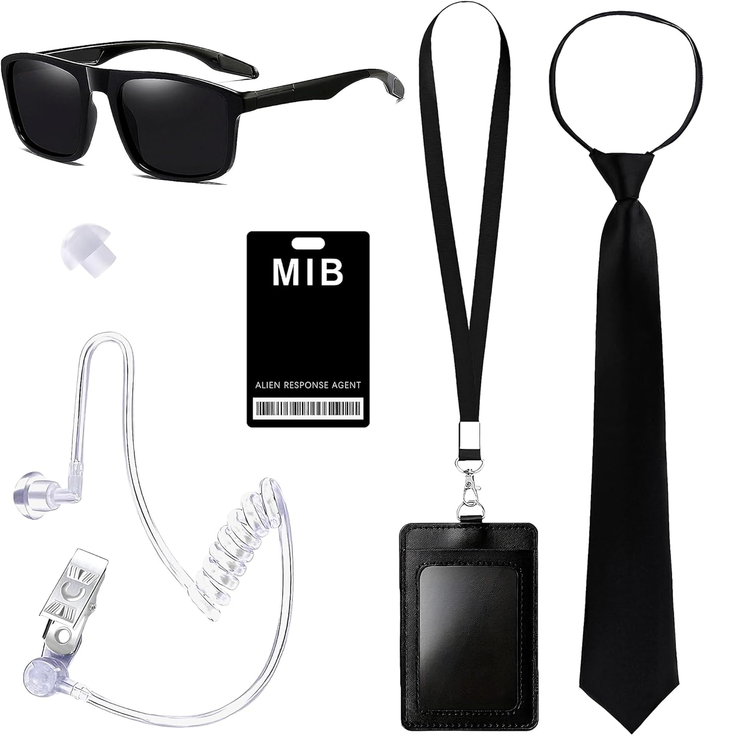 6PCS Spy Costume Set - Secret Agent Accessories