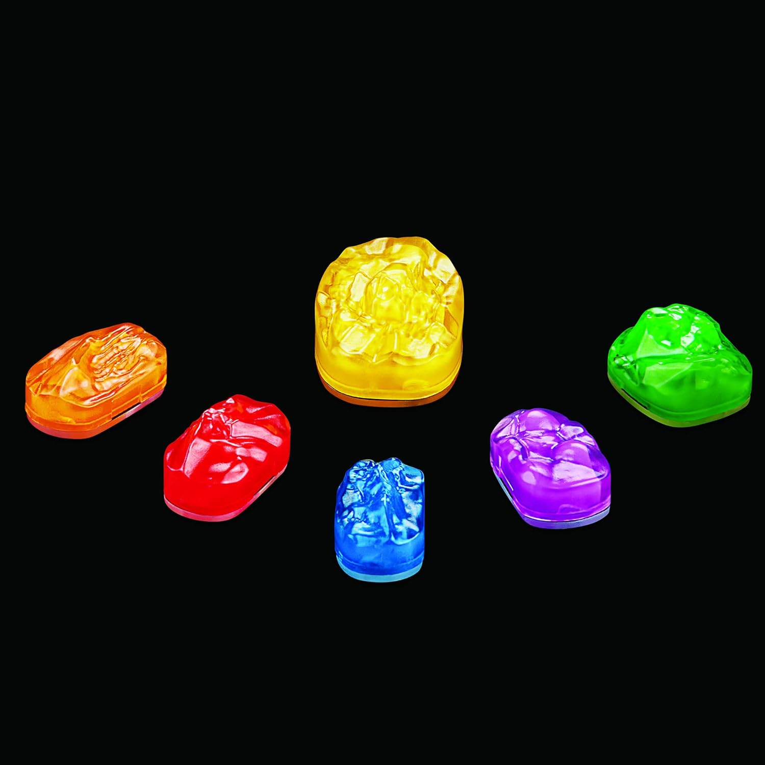 Iron Man Gauntlet Infinity Stones with Glowing Stones