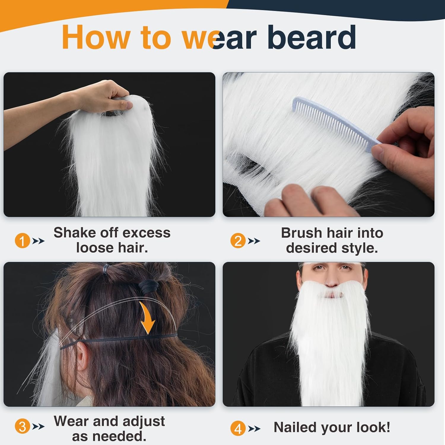 B-dollar Santa beard