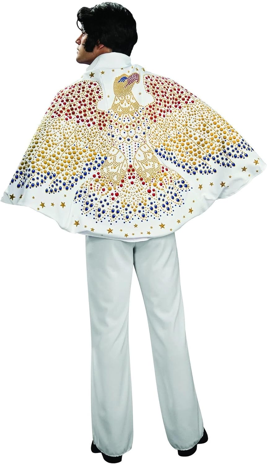 Rubies Costume Co Elvis Week Cap Screen-Printed Eagle Design