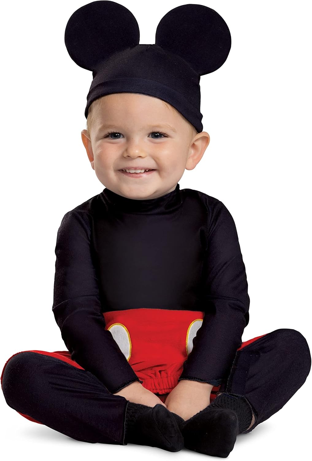 Disguise Baby Boys Halloween Mickey Mouse Onesie Ears Costume