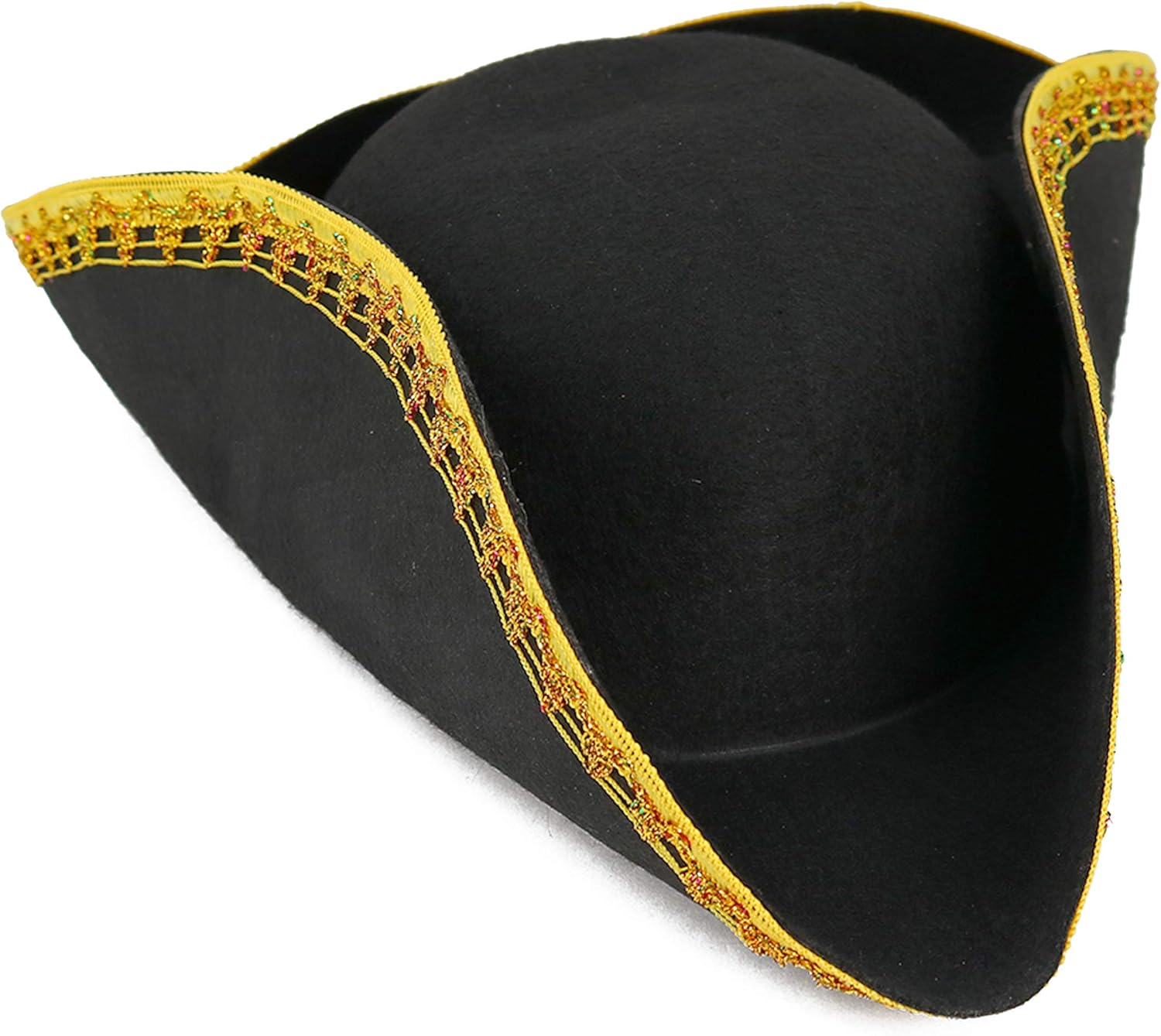 Skeleteen Colonial Black Tricorn Hay