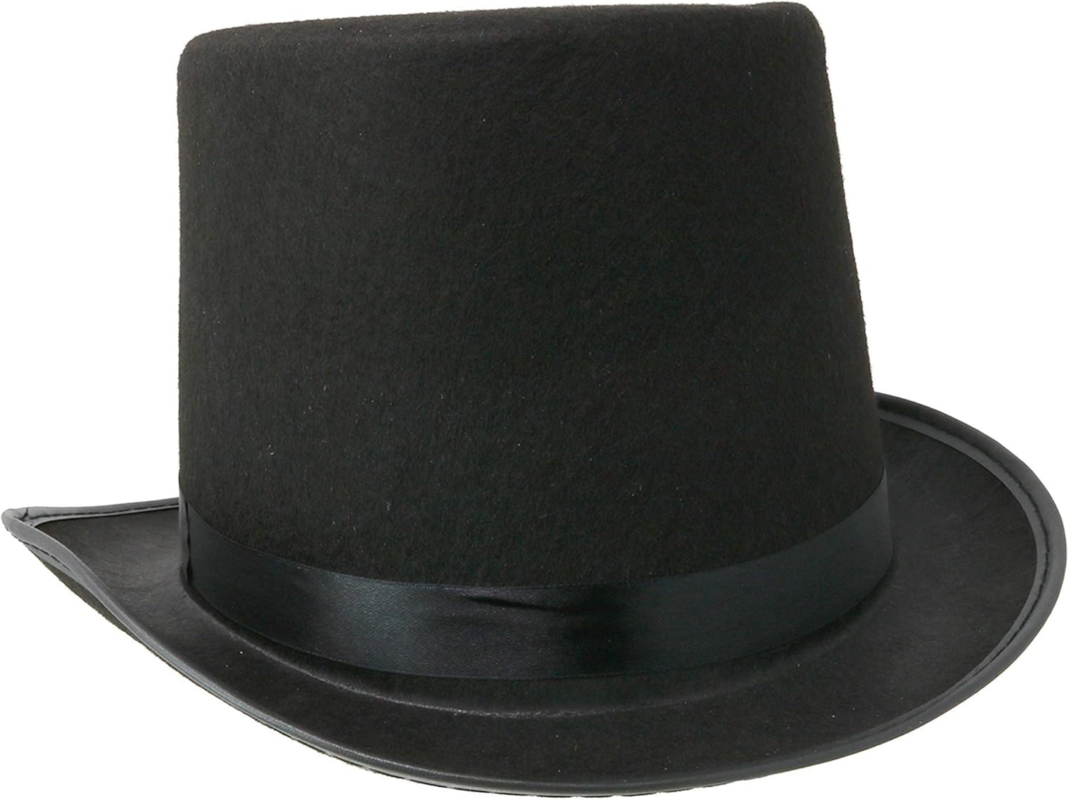 SkeletEE Black Felt Top Hat - Tuxedo Magician Costume