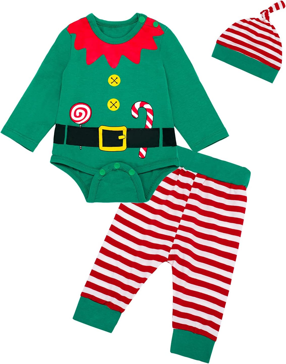 BaKjuno Christmas Elf Outfit Set