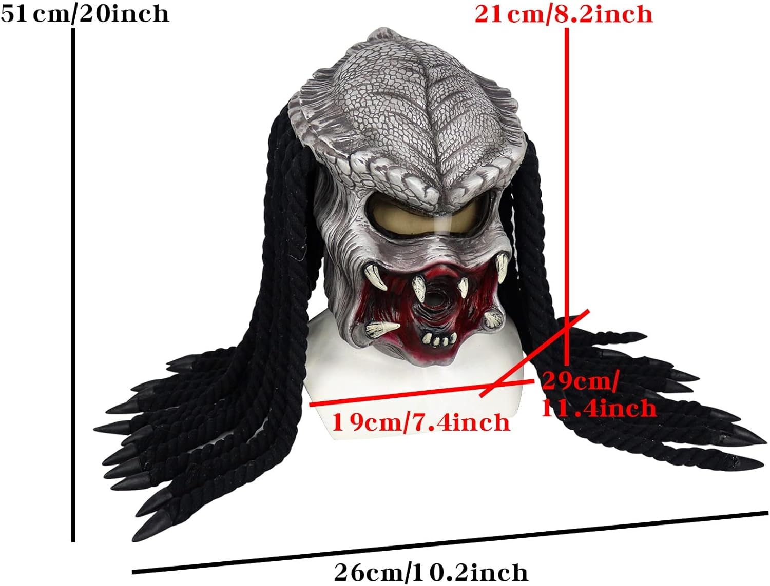 Alien vs Predator Full-Head Halloween Mask Cosplay Proposition