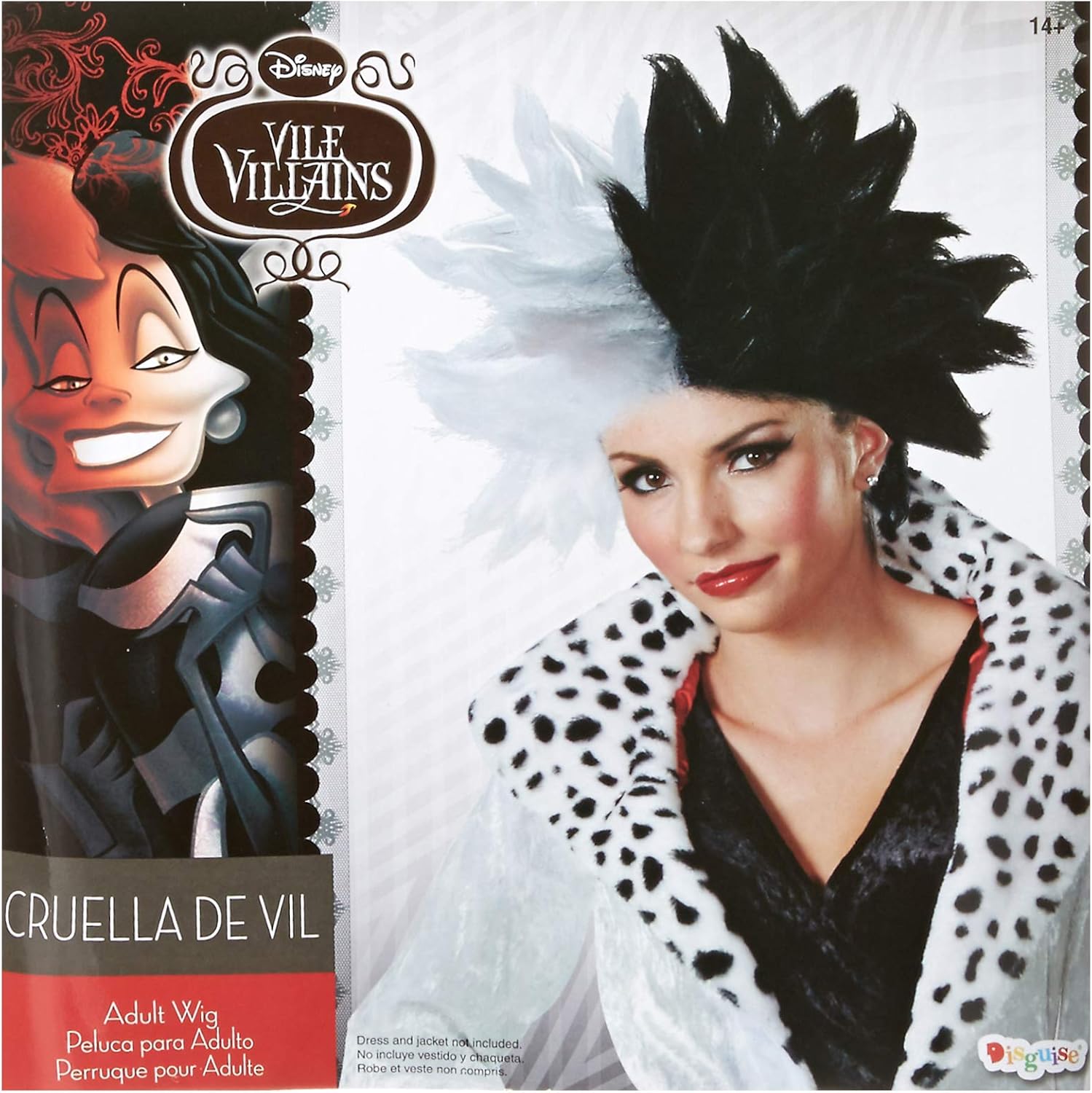 Disguise Womens 101 Dalmatians Disney DFS costume wig for fun and style