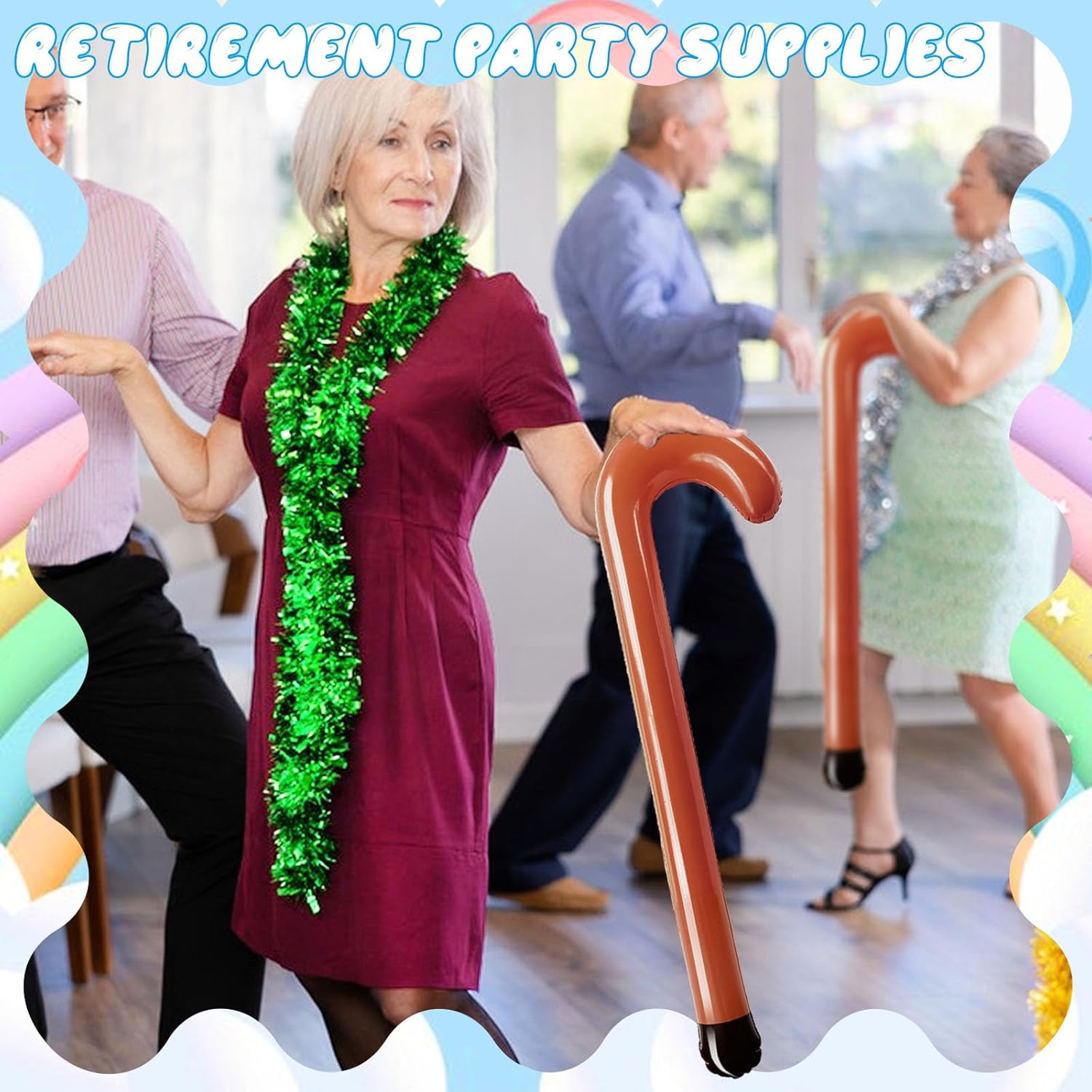35-inch Inflatable Canoe for Halloween Retirement and More