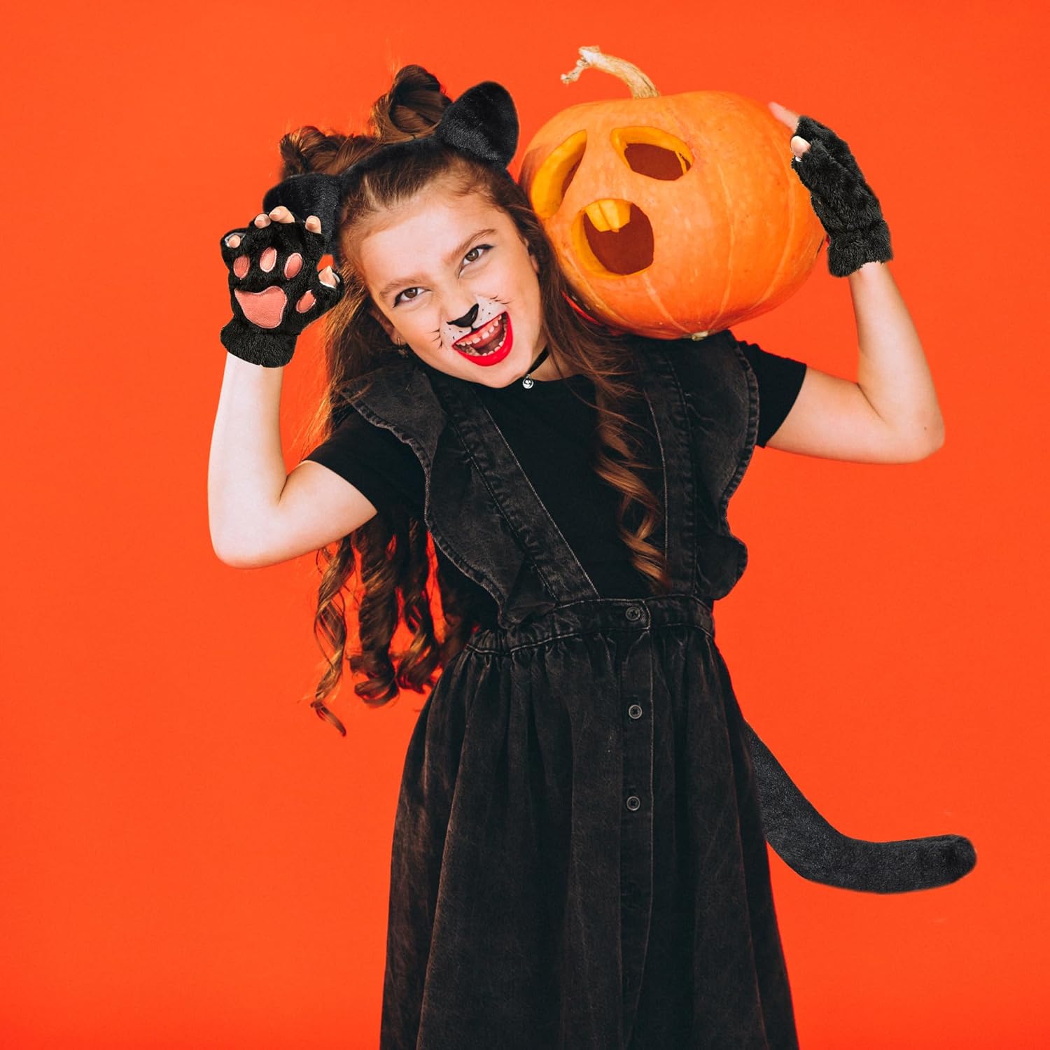 Black Cat Halloween Costume for Women