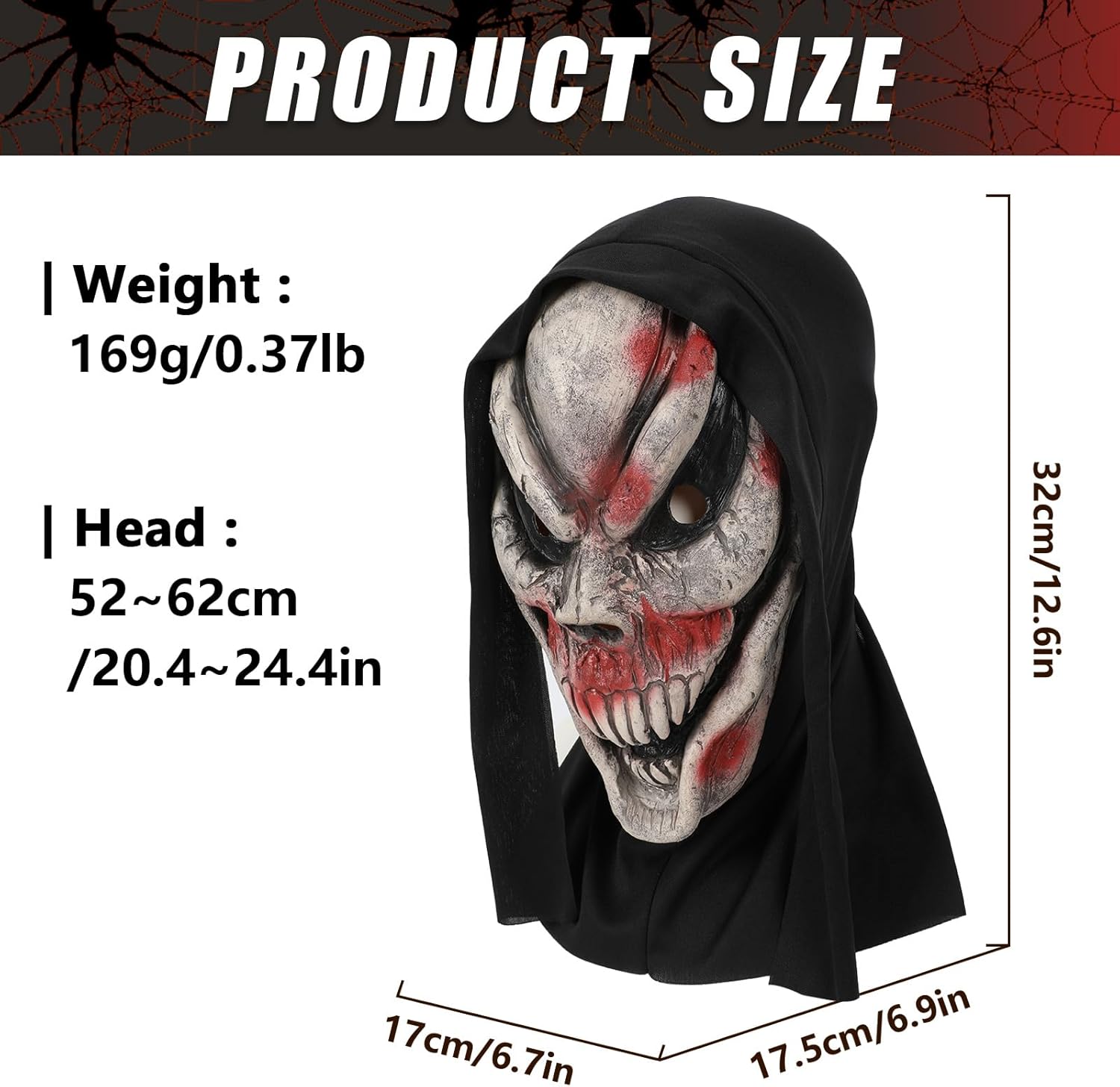 Scream Spooky Halloween Mask - Latex Cosplay Party Accessories