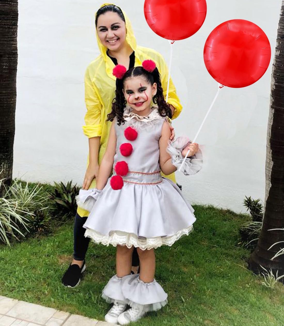Men Women Yellow Halloween Costume Reusable Balloon Kit