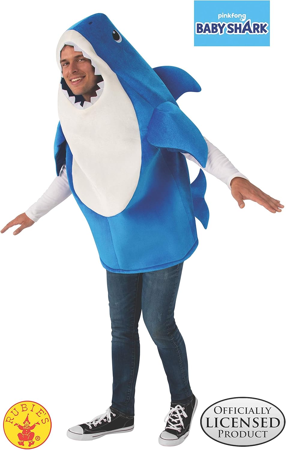 Rubies Daddy Shark Costume Themed Party Halloweenessential
