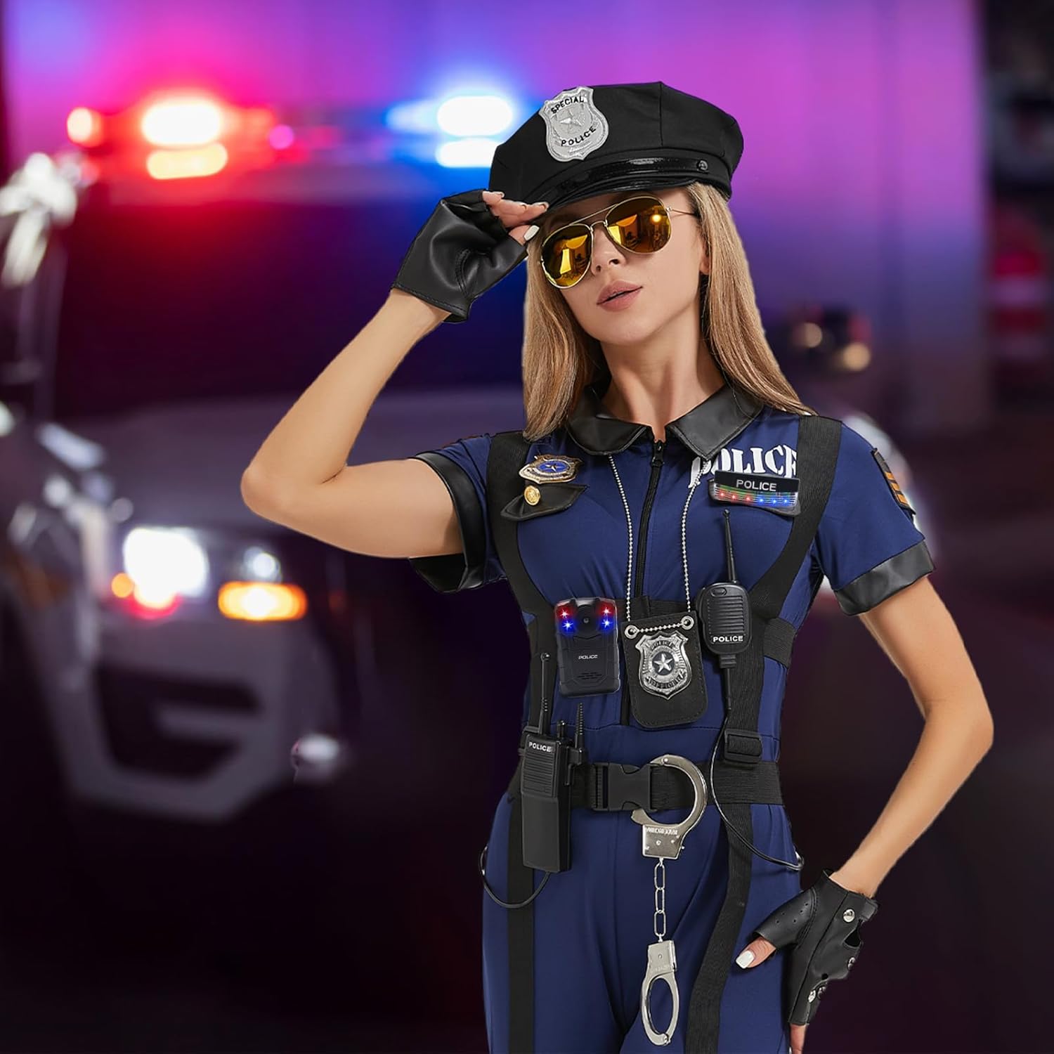 Police Costume Accessories Kit