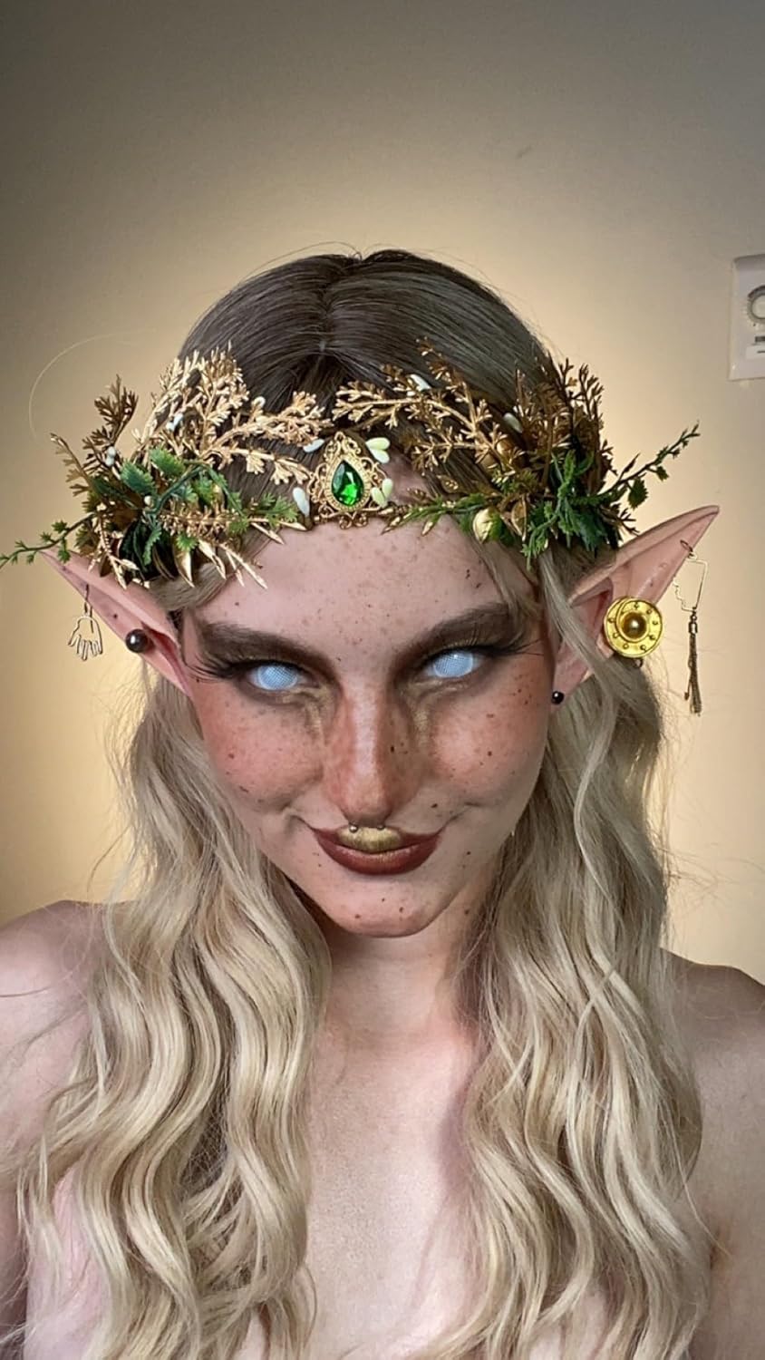 Mostory Handmade Ethereal Fairy Crown for MenAdjustableUnique Design