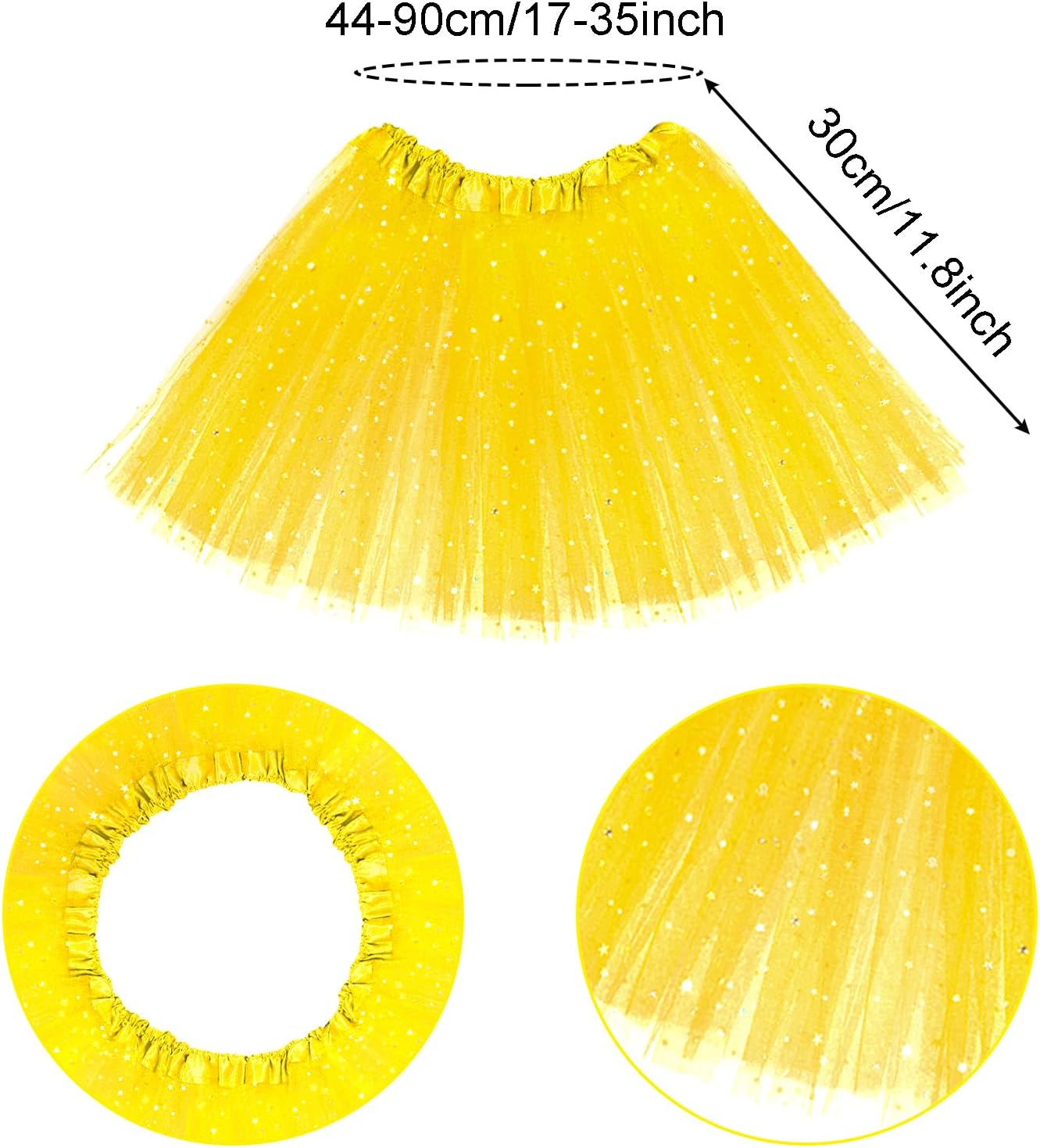 80s Haakong Fun Tutu Costume Accessories for Girls