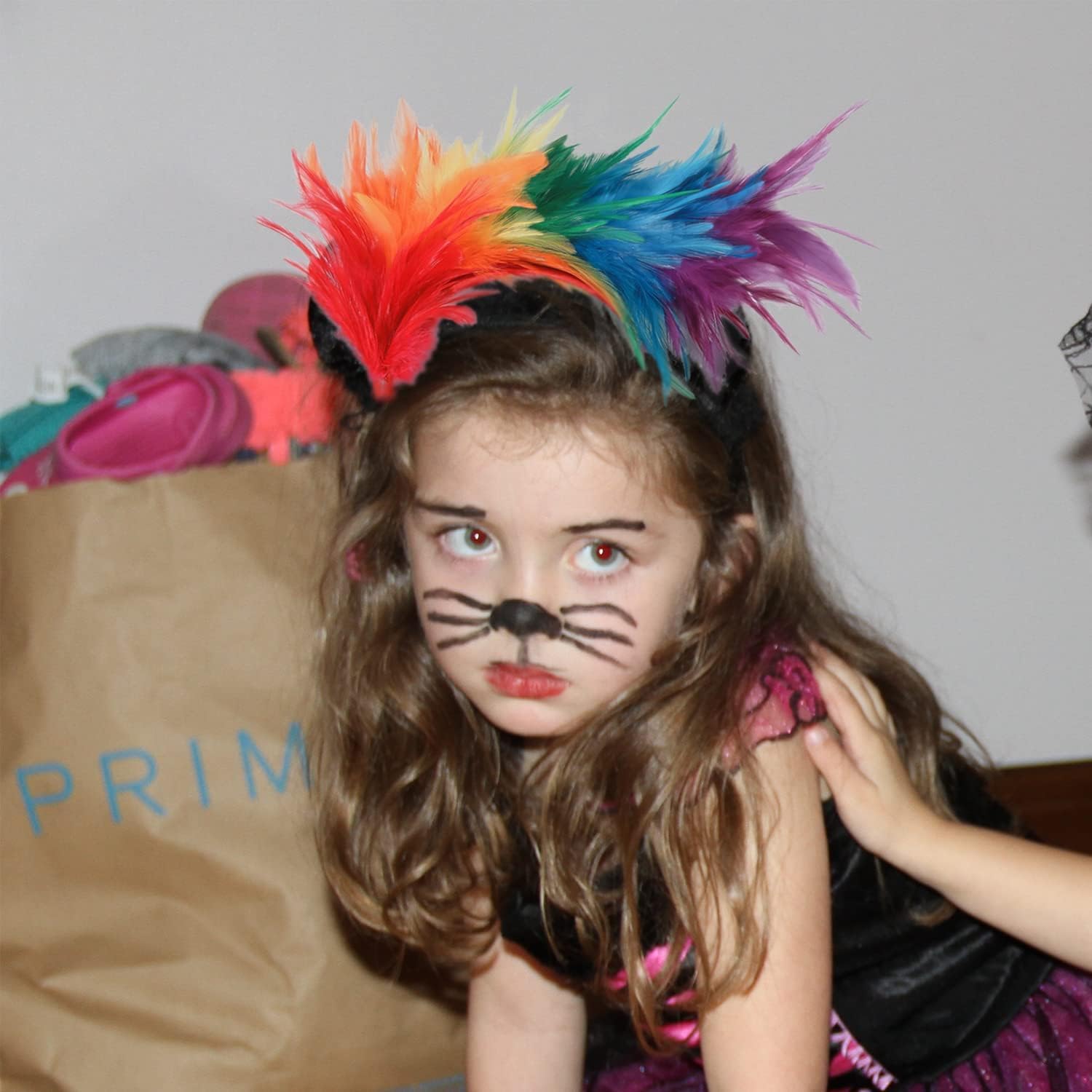 Fluffy Feather fascinator headband for Women Girls