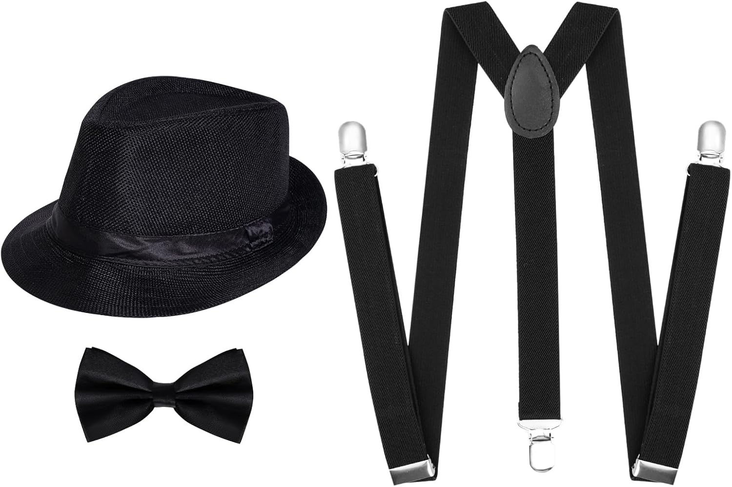 1920s Mens Costume Accessories Set Gangster Look