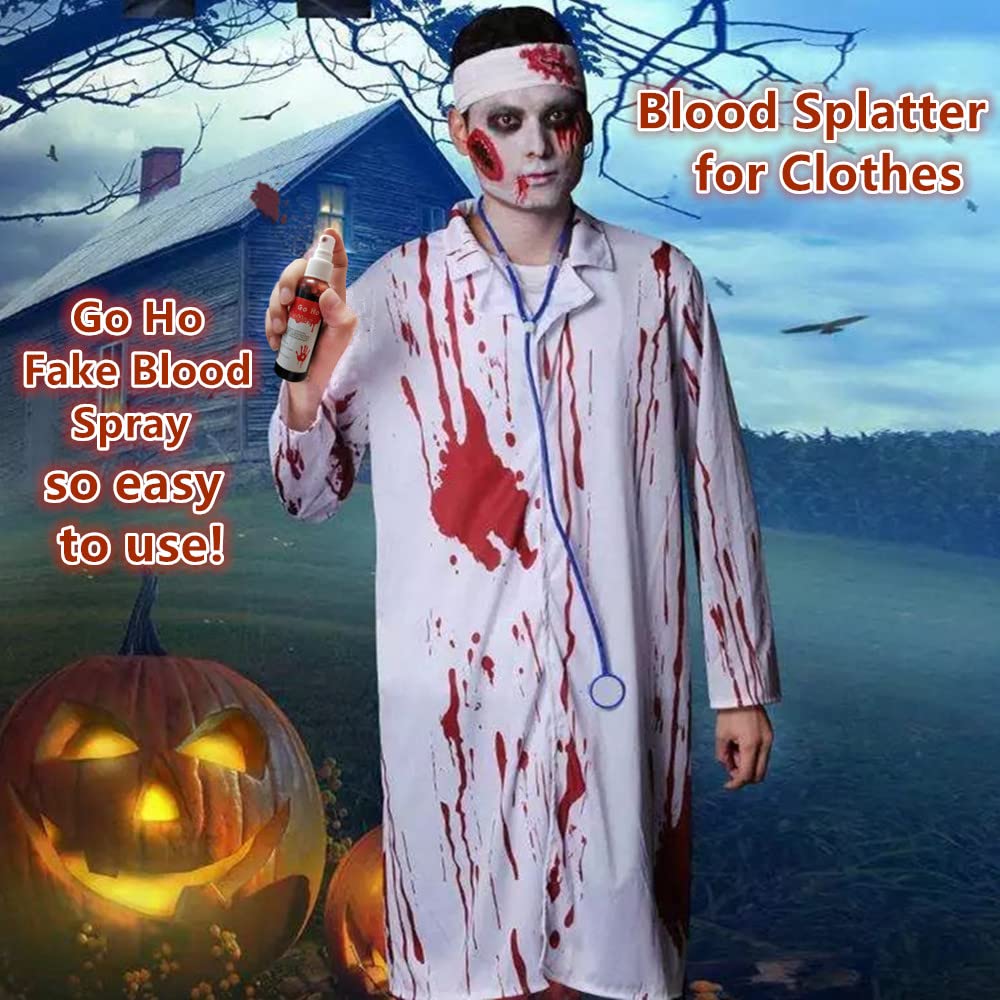 Go Ho Blood Splatter Fake Blood Spray for Halloween
