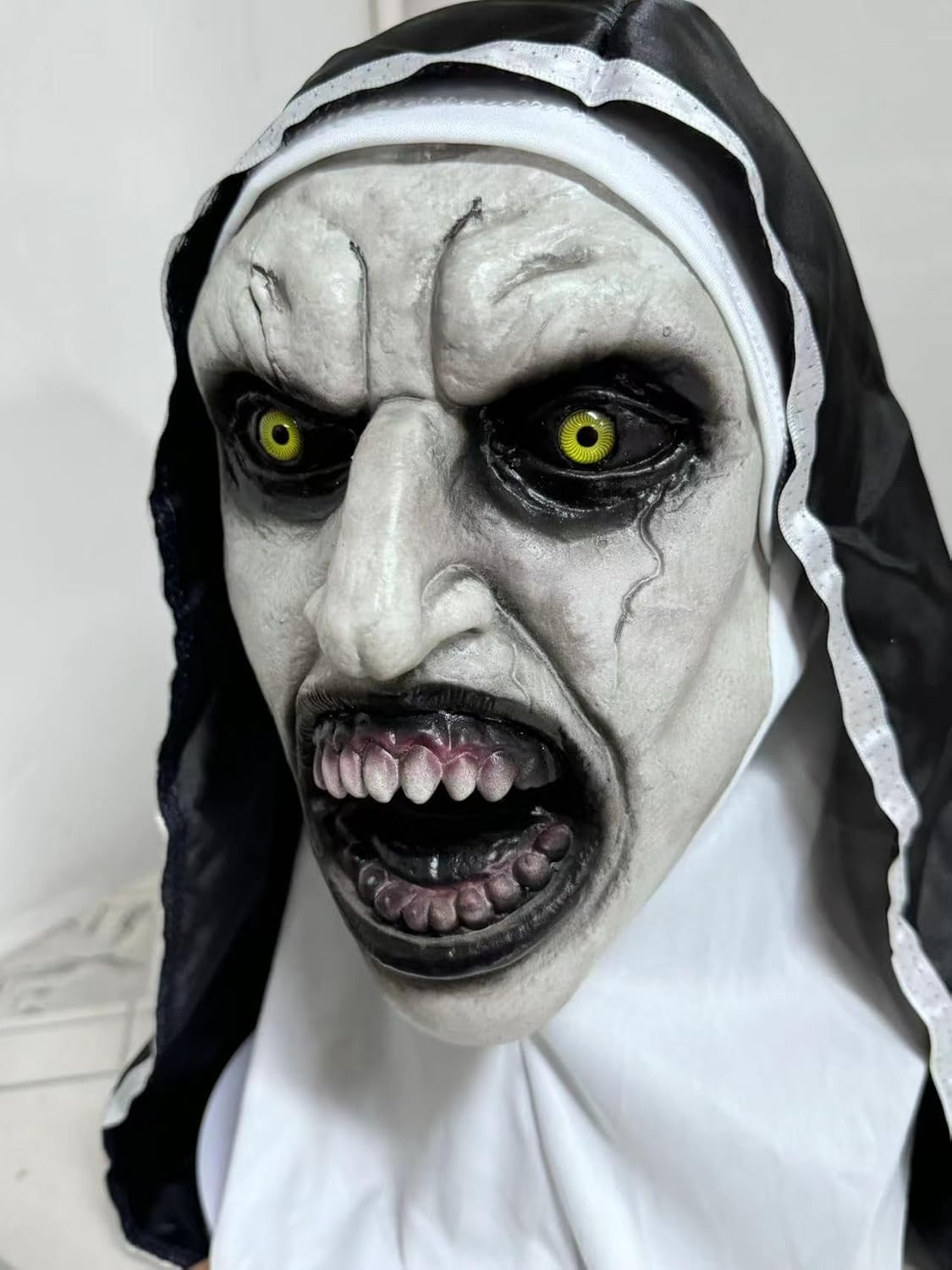 Scary Halloween Nun Mask