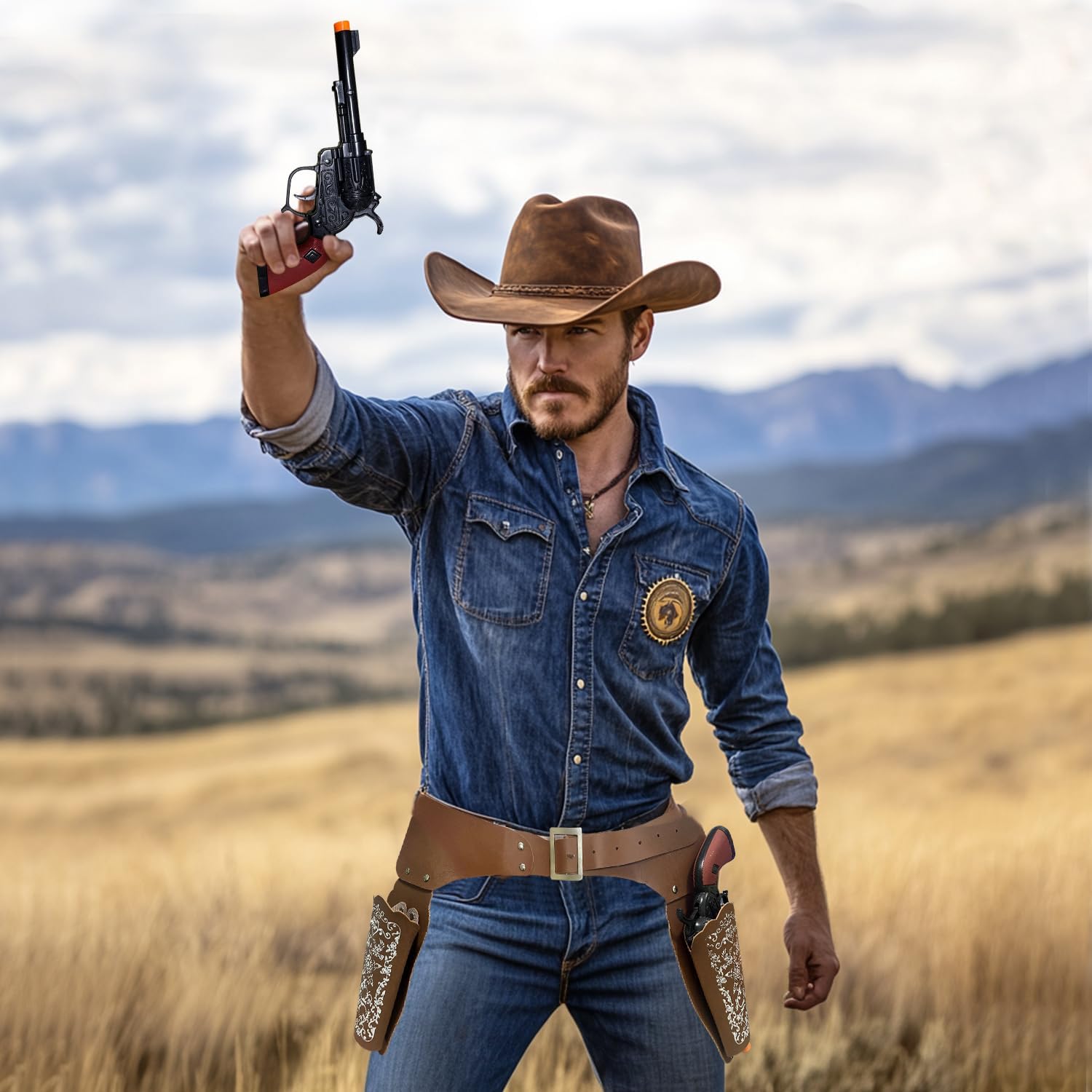 Classic Cowpoke Toy Set for Adults