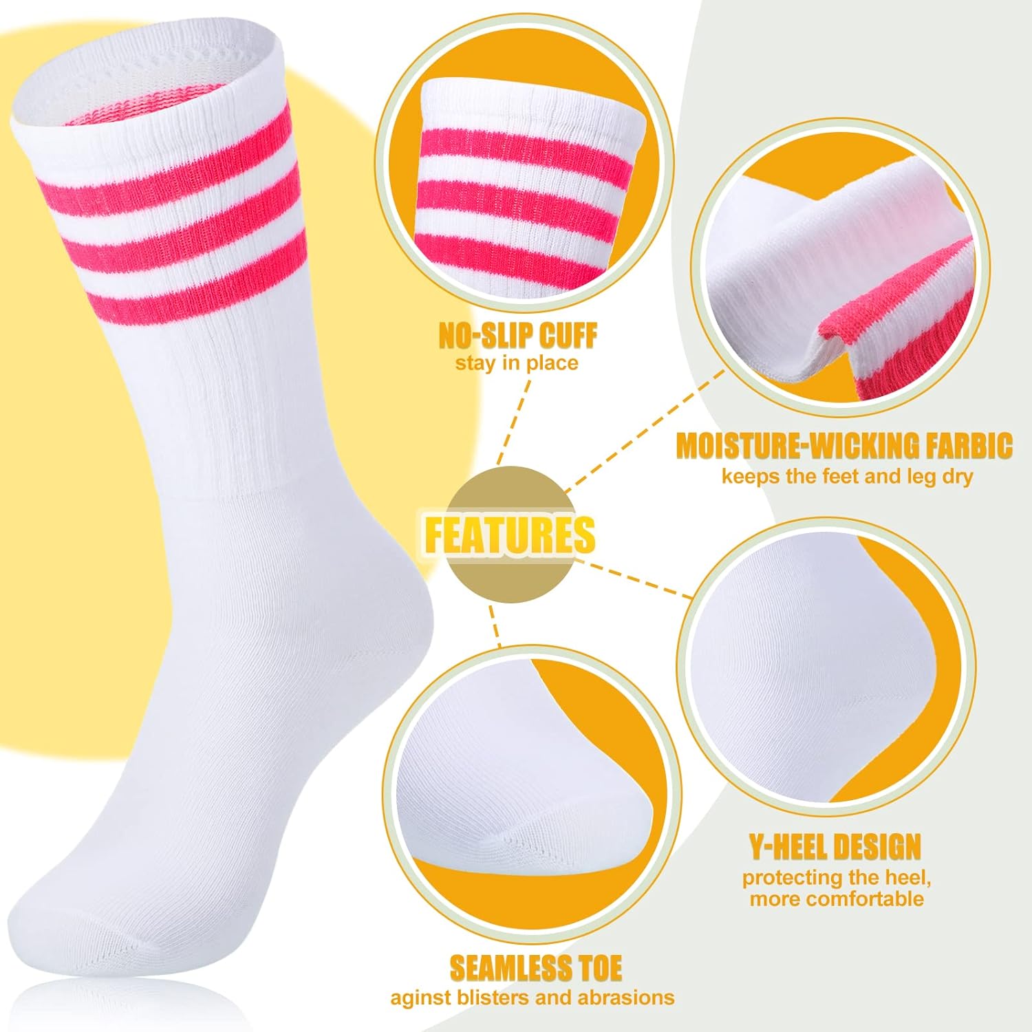 Hillban 80s Compression Set for Men and Women