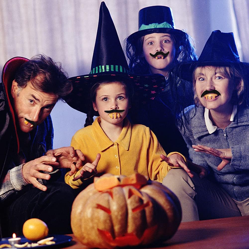 Perfect Fake Mustaches for Halloween or Performance