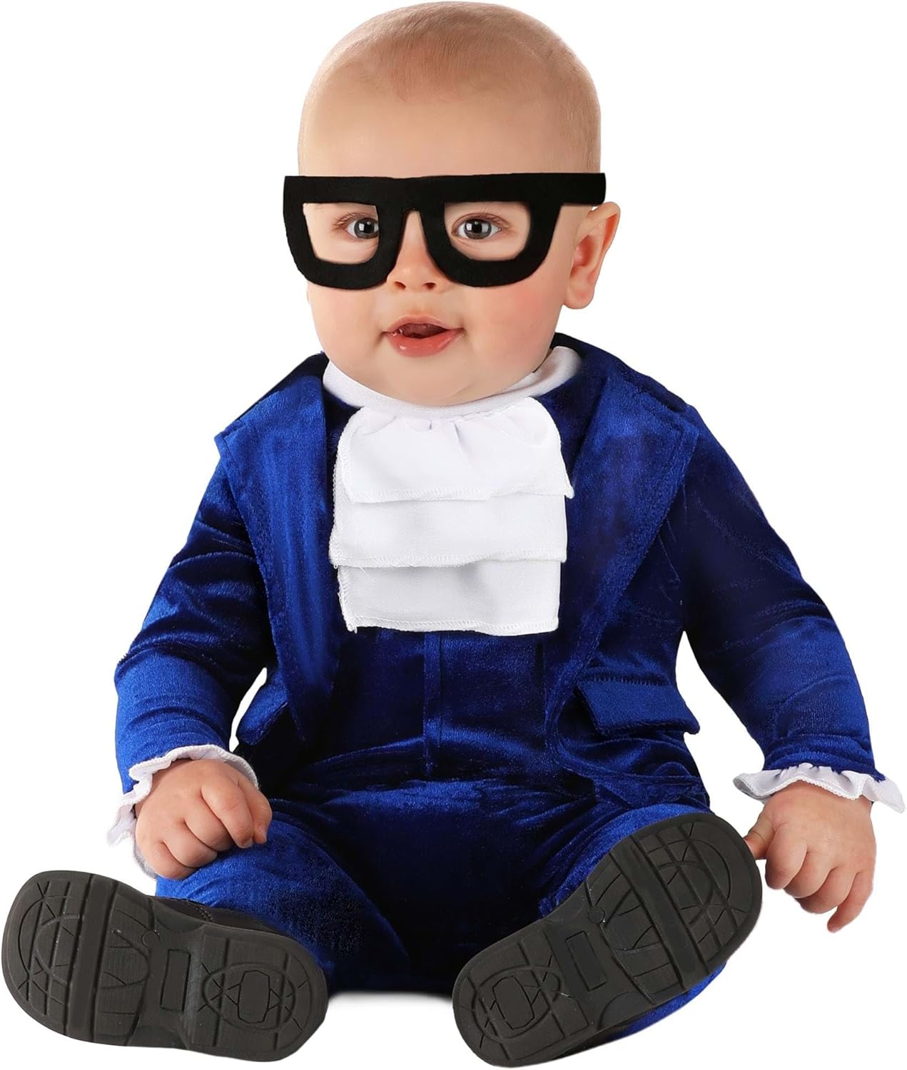 60s Blue Swinging Halloween Costume for Babies