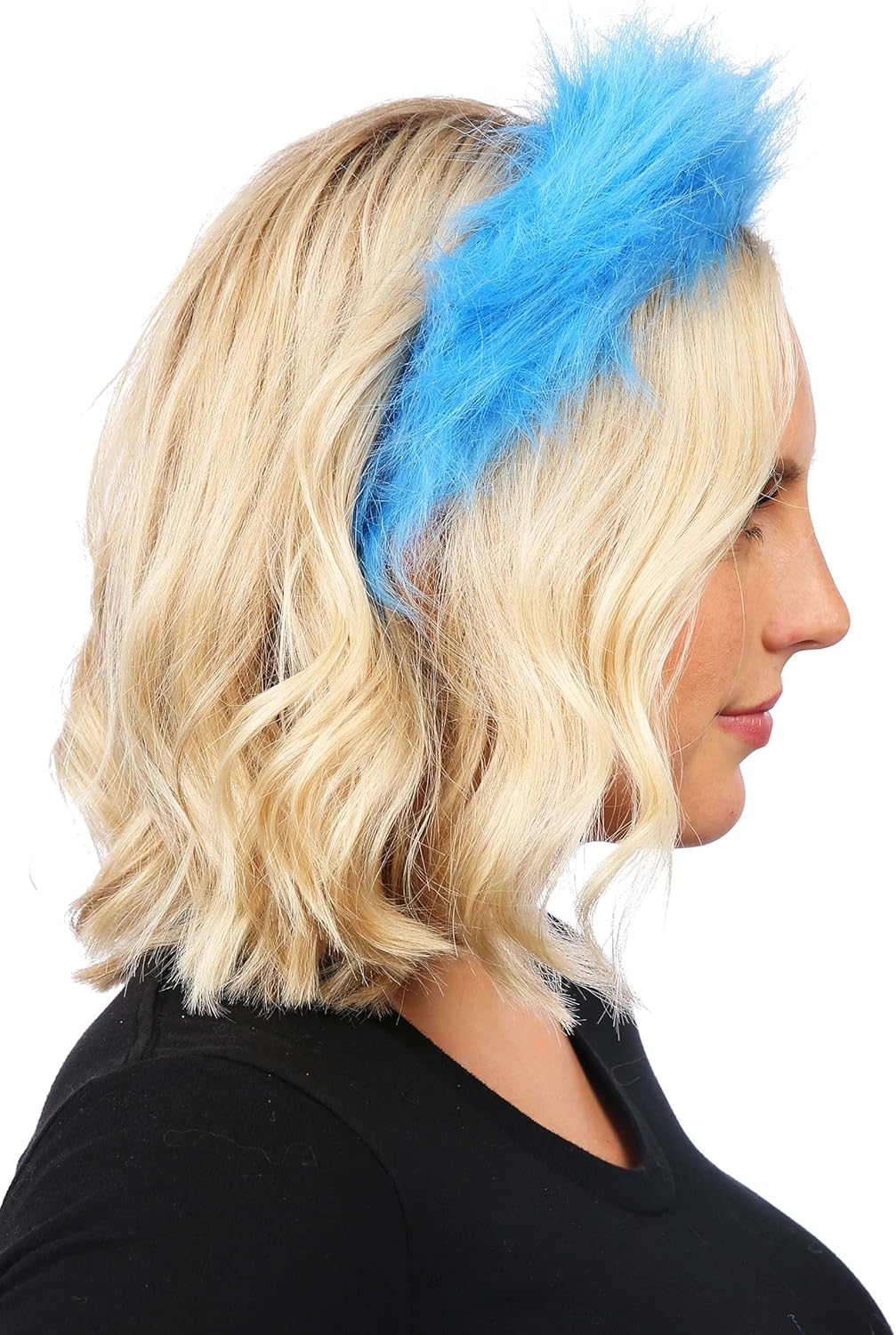 officialy licensed Dr Seuss Thing 1 2 Blue Fuzzy Costume Headband