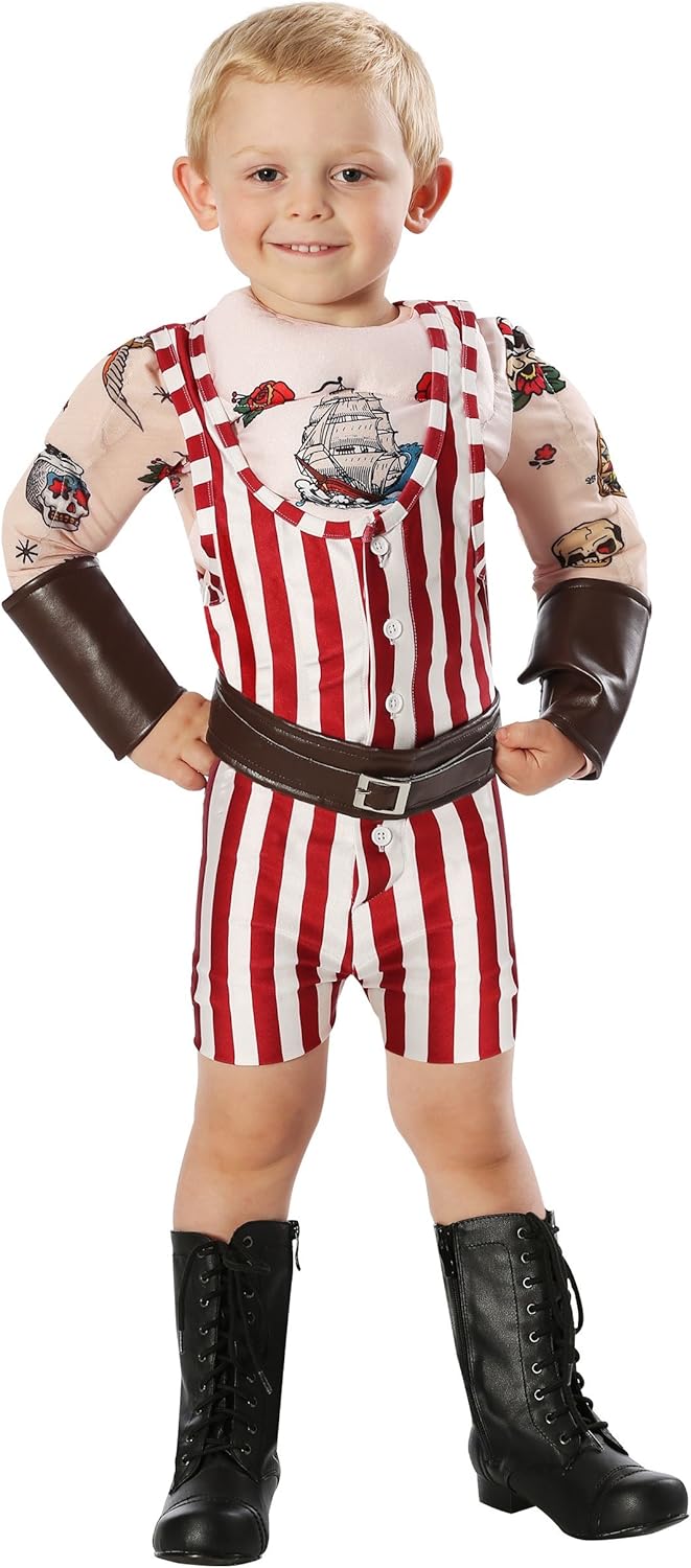 Vintage Strongman Toddler Costume