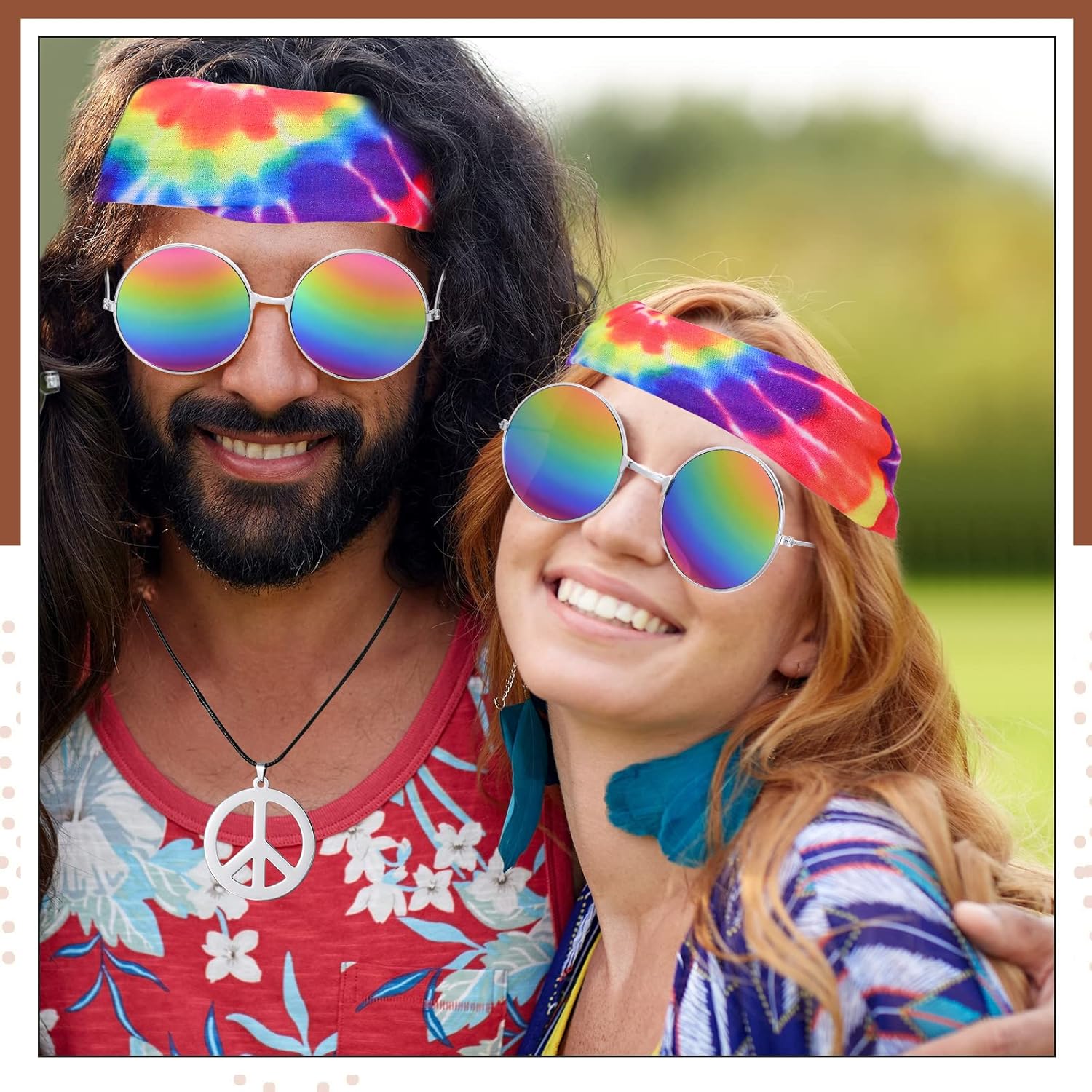Frienda 70s Hippie Accessories 3-Piece Set