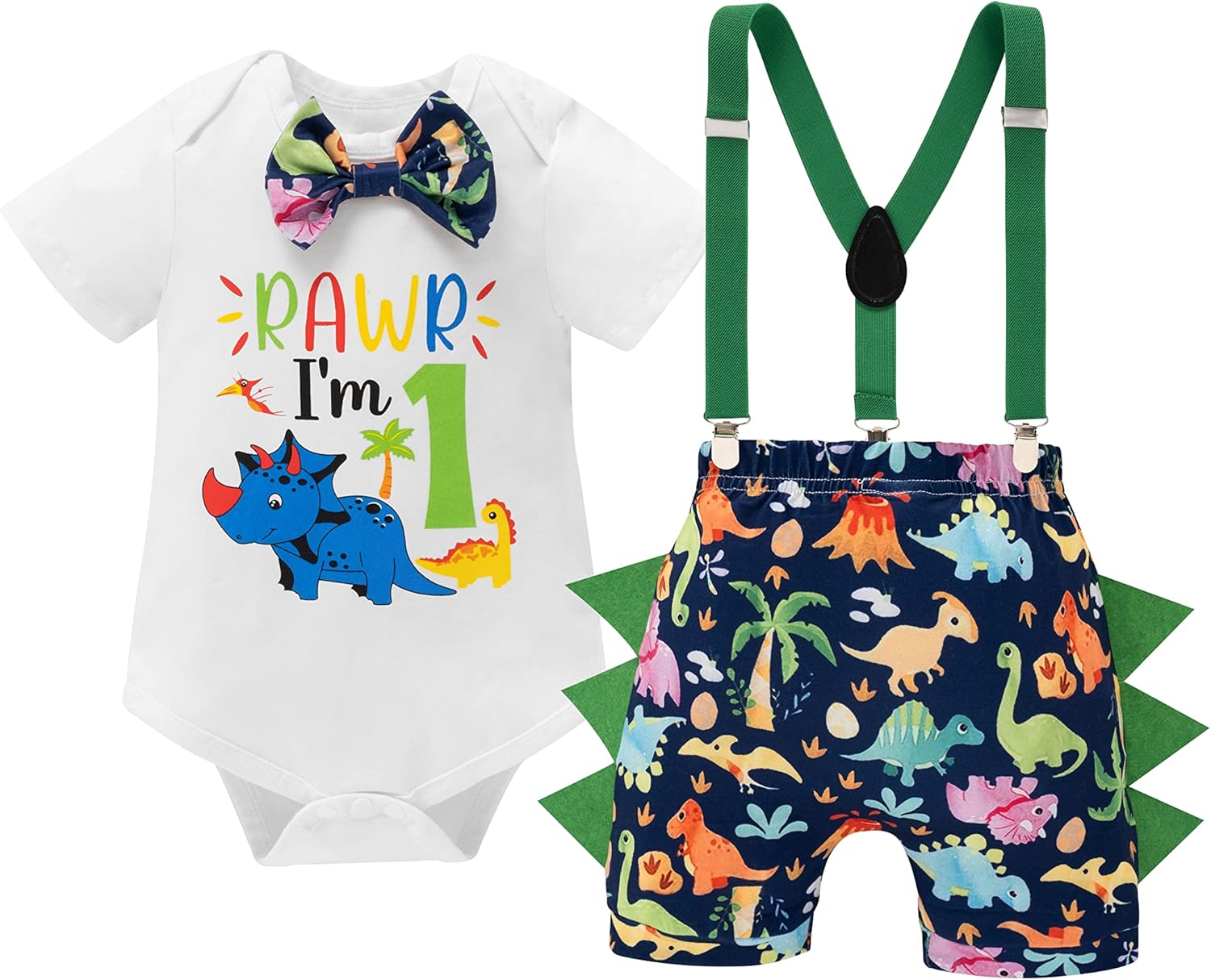 Kewlent 1st Birthday Outfit Set for Baby Boys