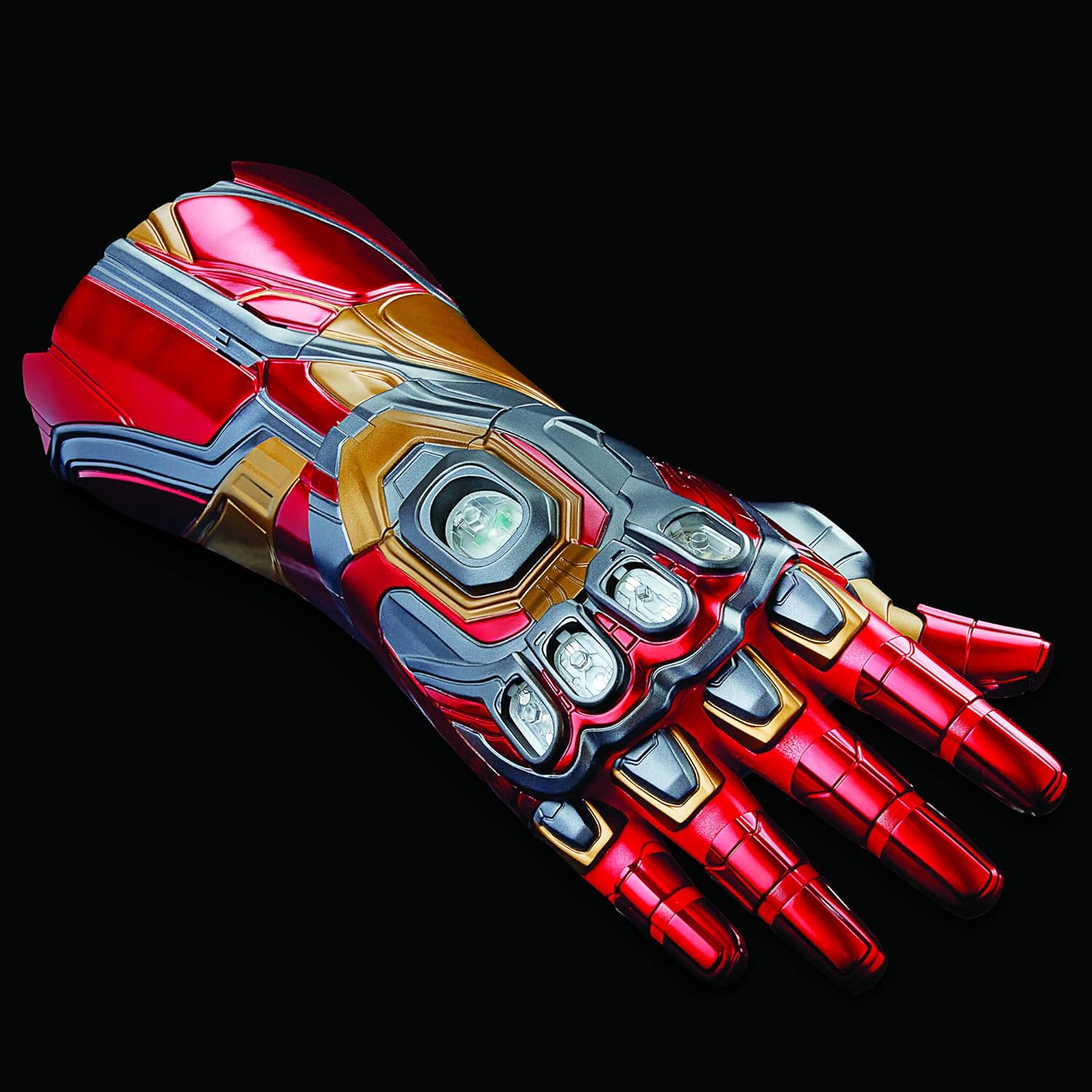 Iron Man Gauntlet Infinity Stones with Glowing Stones