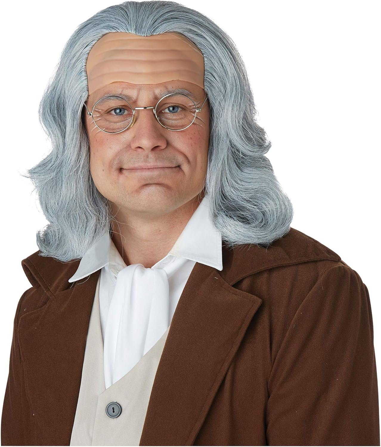 Mens Wig for the Perfectly Plaid and Shrewdly AccurateBenjamin Franklindummy