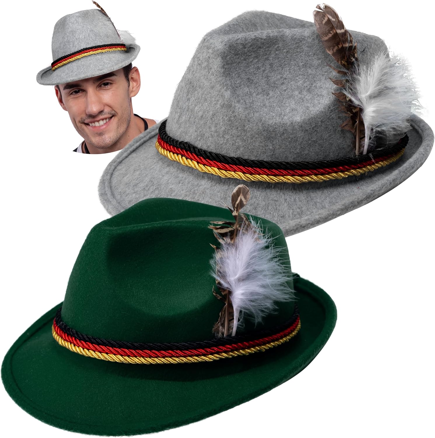 Spooktacular 2-Piece Retro Halloween Hats