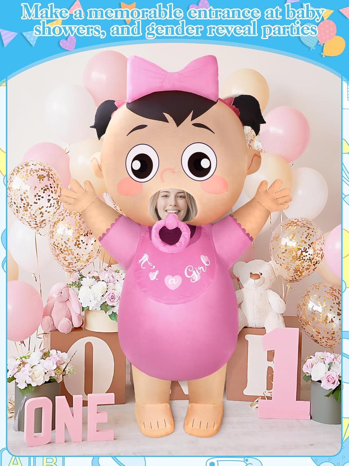 Inflatable Baby Costume Set for Adults and Babies