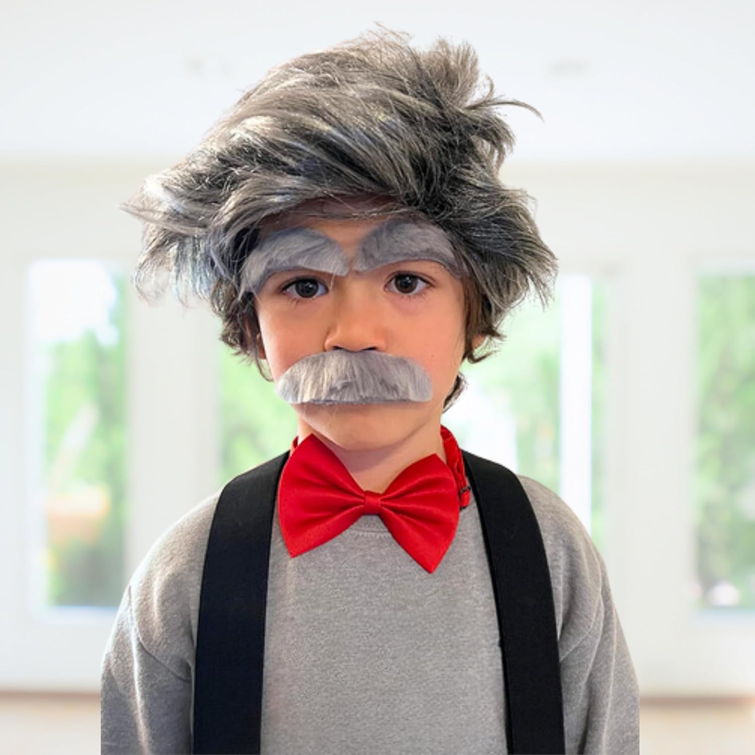 Fake Mustache for Kids Halloween and Grandpa Costumes