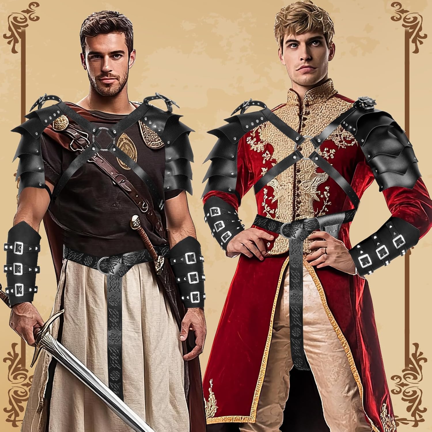 Mens Medieval Pirate Set Armor Reconstruction