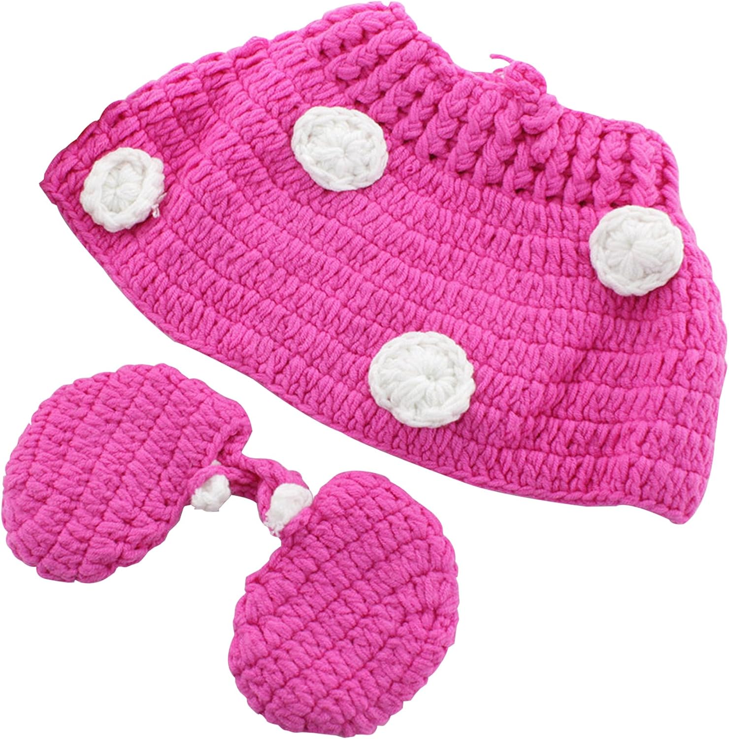 JASTORE PHOTOGRAPHY PROP BABY COSTUME - CUTE CROCHET MICE