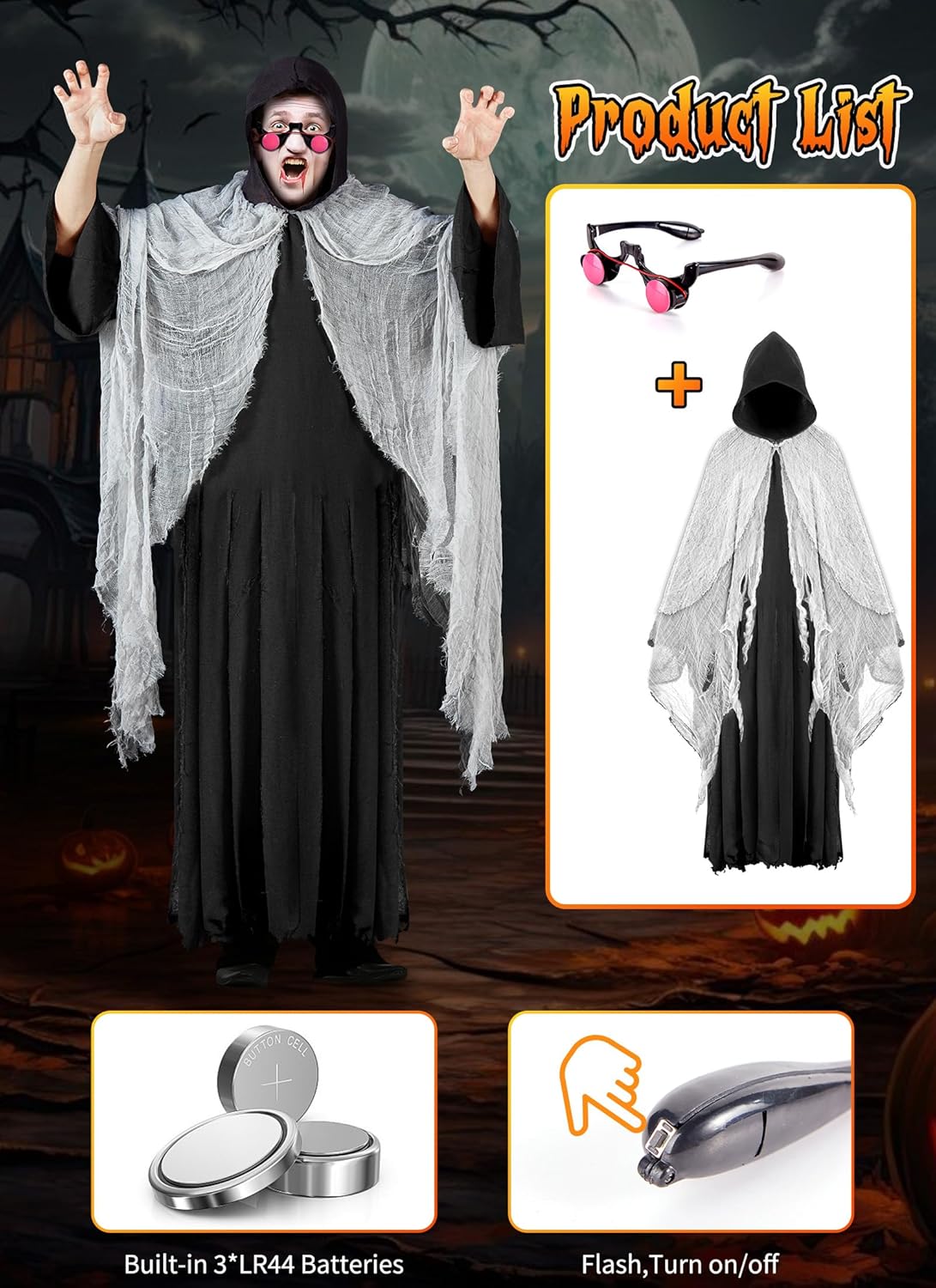 Scary Halloween Spooktacular Development Cloak
