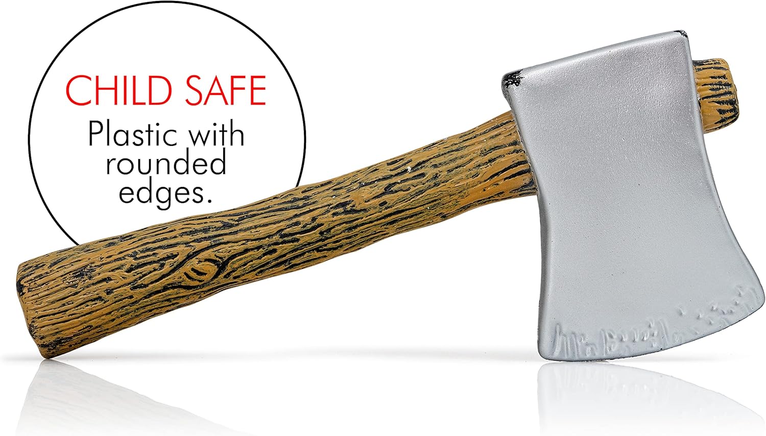 Skeleteen Realistic Hatchet Axe Toy - Cool Plastic Axe for Kids