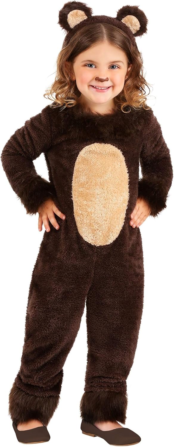 Fun Costumes Toddler Brown Bear Fleece Fur Collection