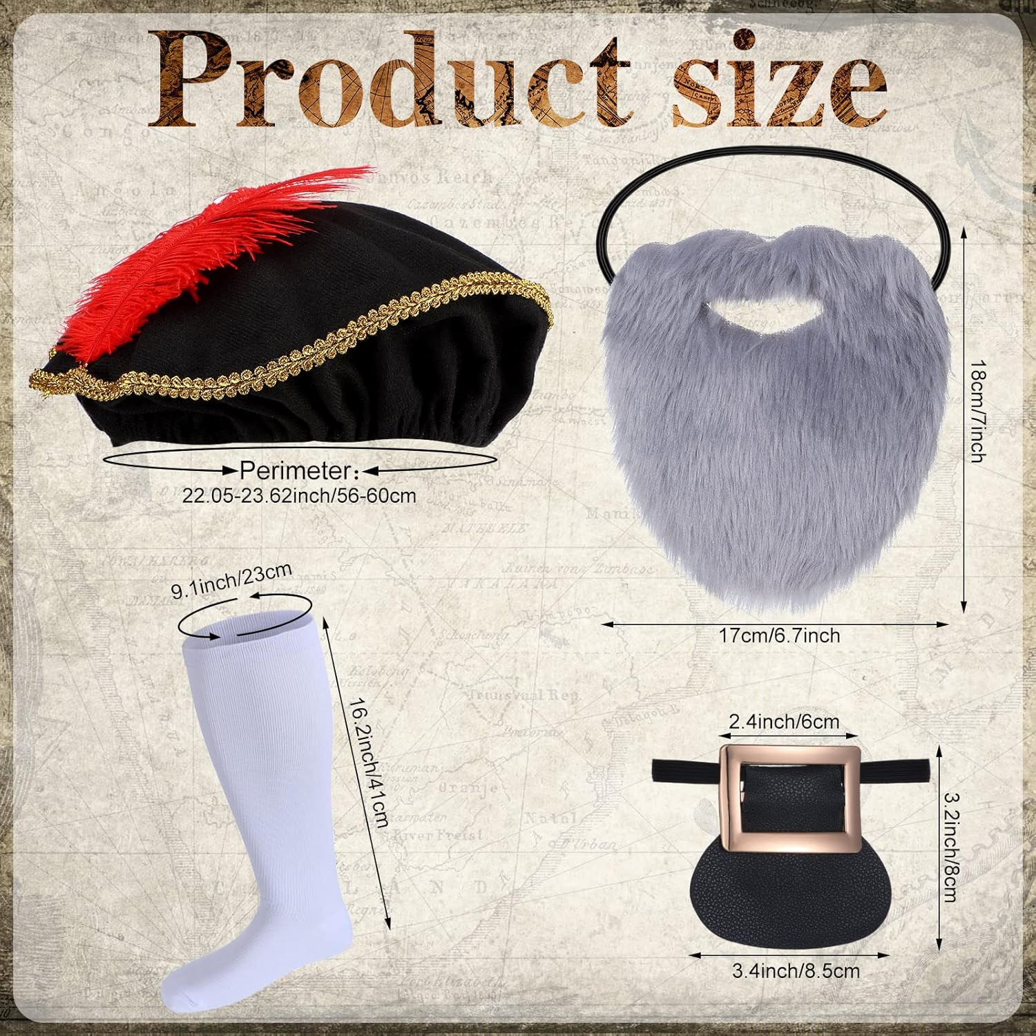 Renaissance costume set for parties and cosplay