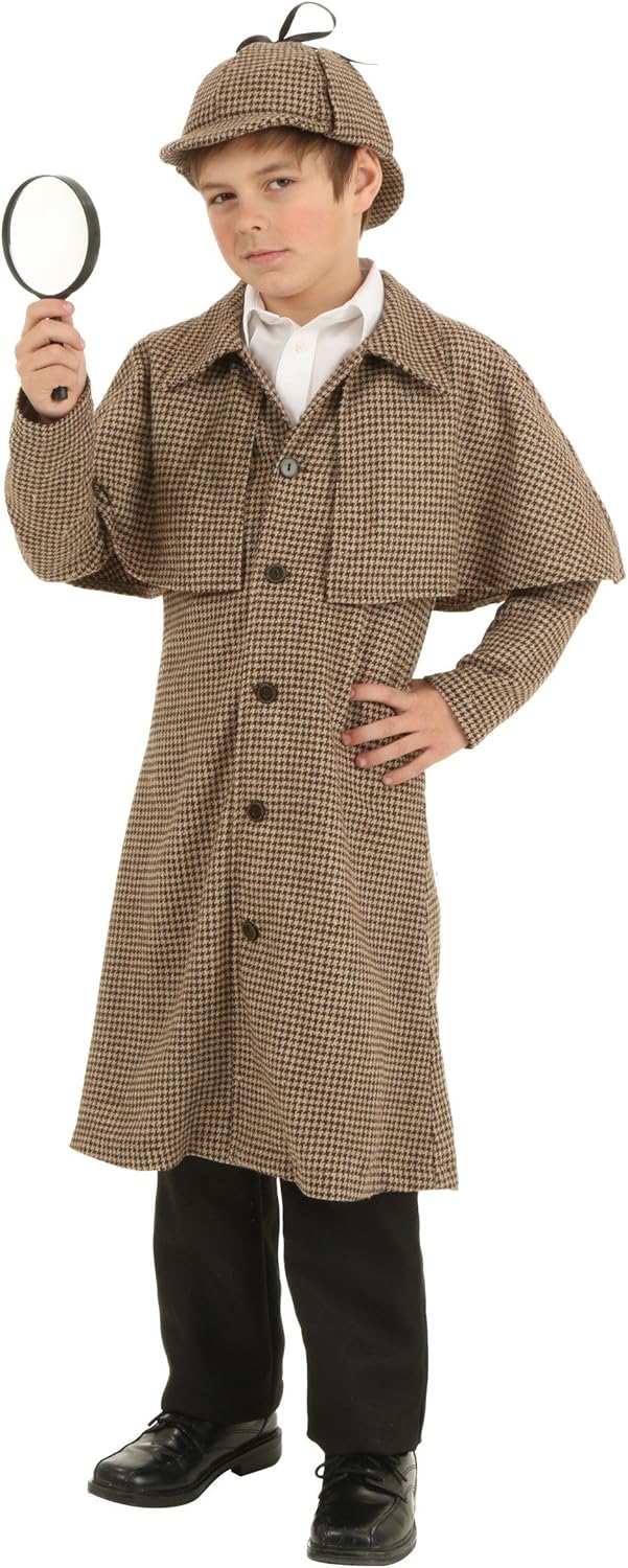 Kids Detective Houndstooth Sleuth Costume