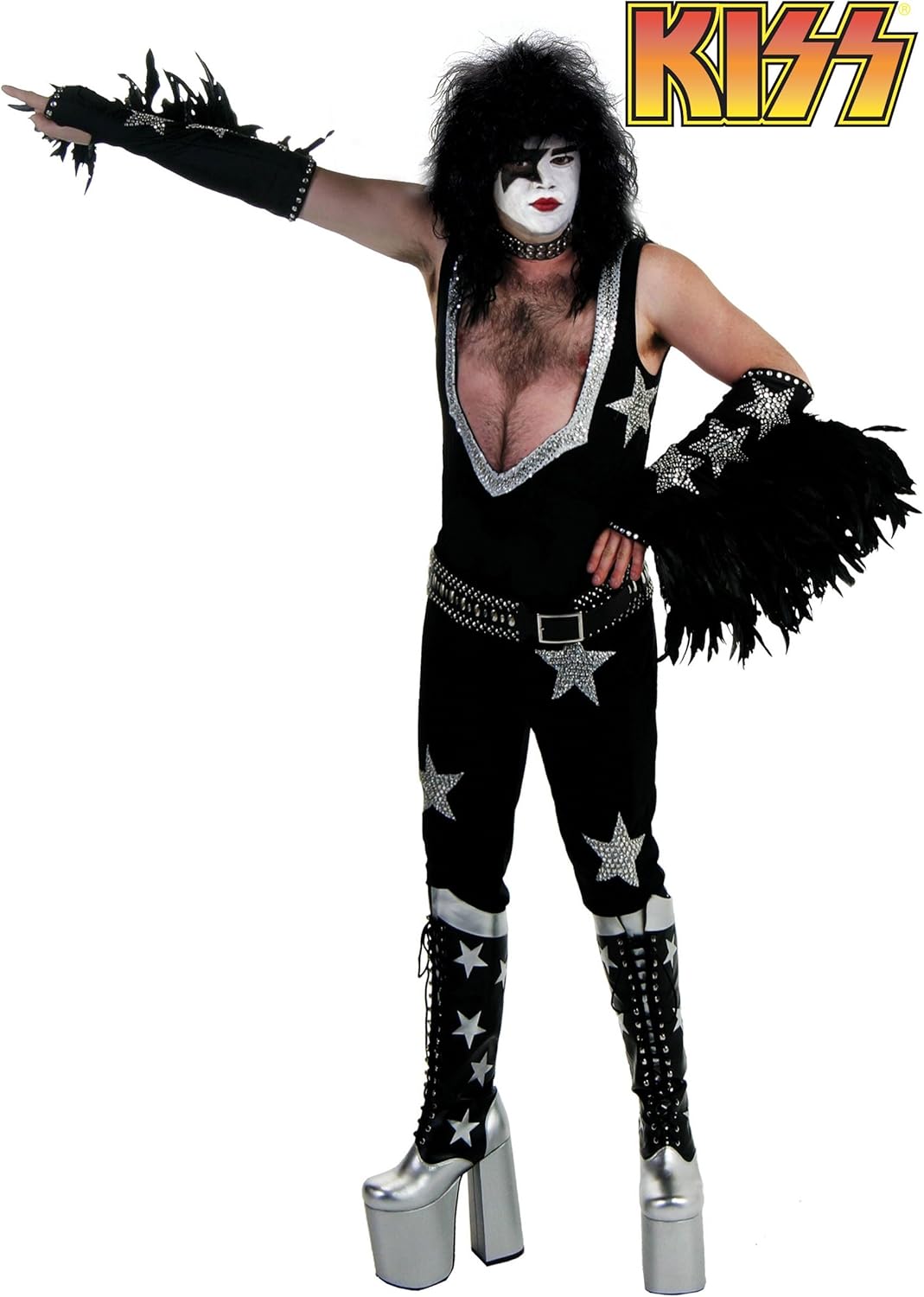 Authentic Mens KISS Paul Stanley Starchild Costume for Adults