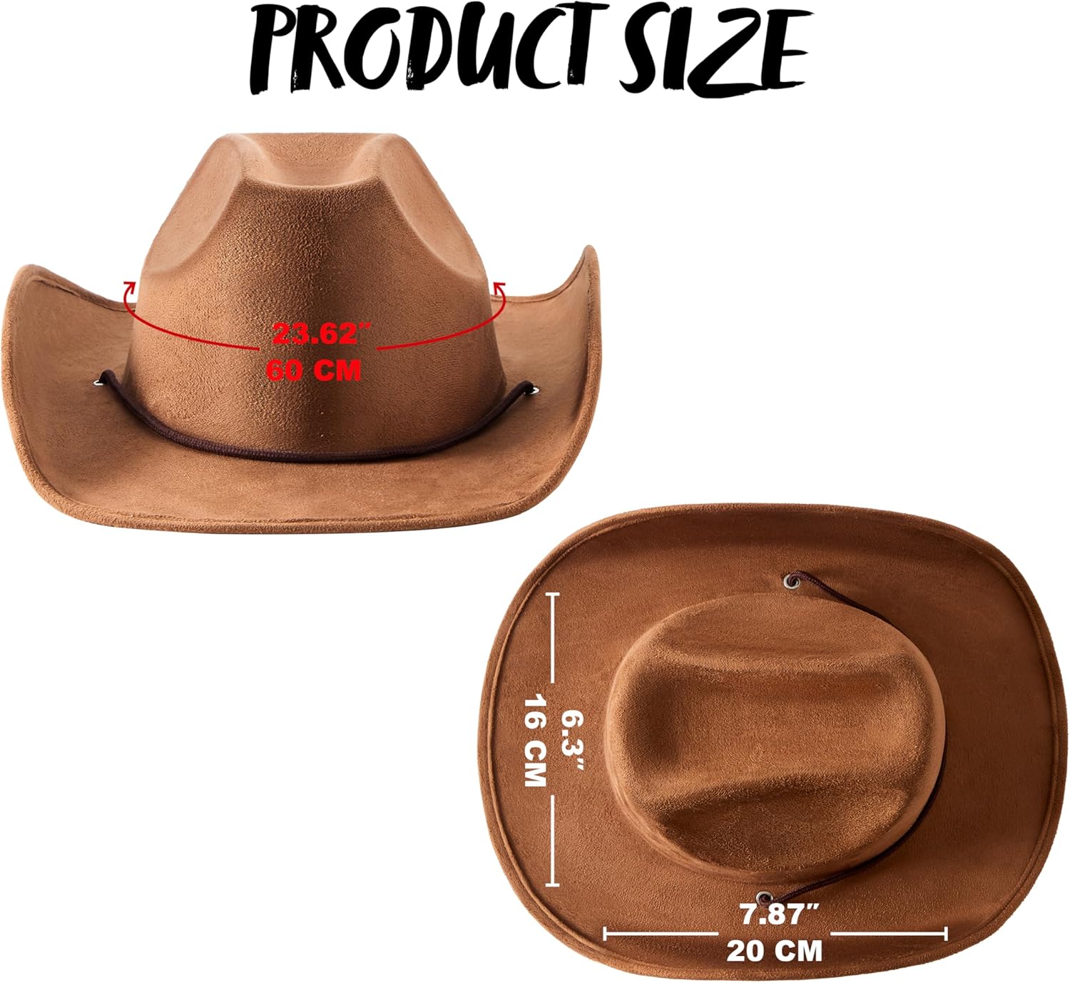 Beige Cowboy Hat for Halloween Cosplay