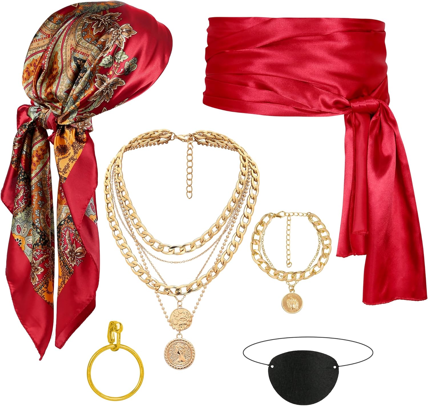 CICOCI Women Pirate Costume Accessories Set