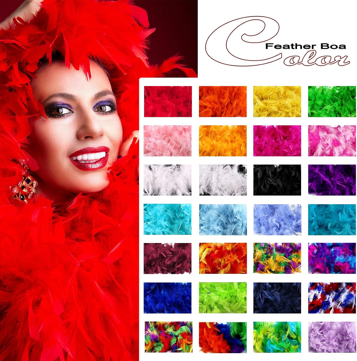 80g Feather Boa for DIY