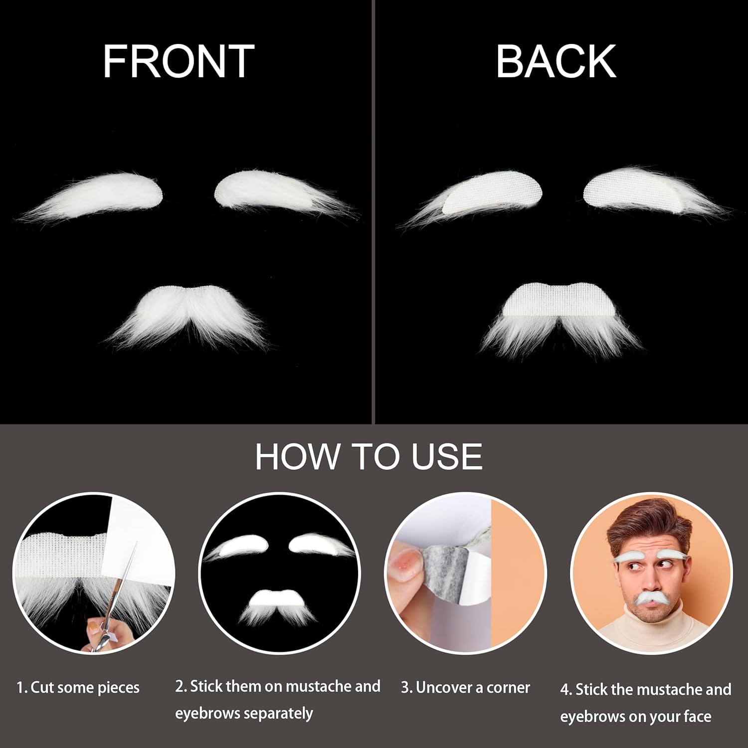 Grandpa Mustache 100 Days Halloween Party Makeover
