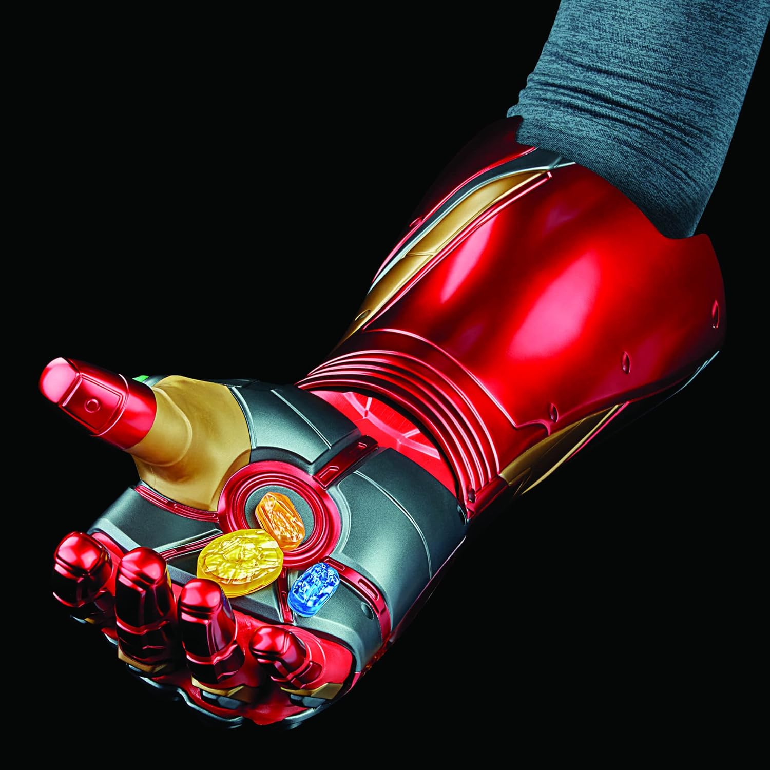 Iron Man Gauntlet Infinity Stones with Glowing Stones